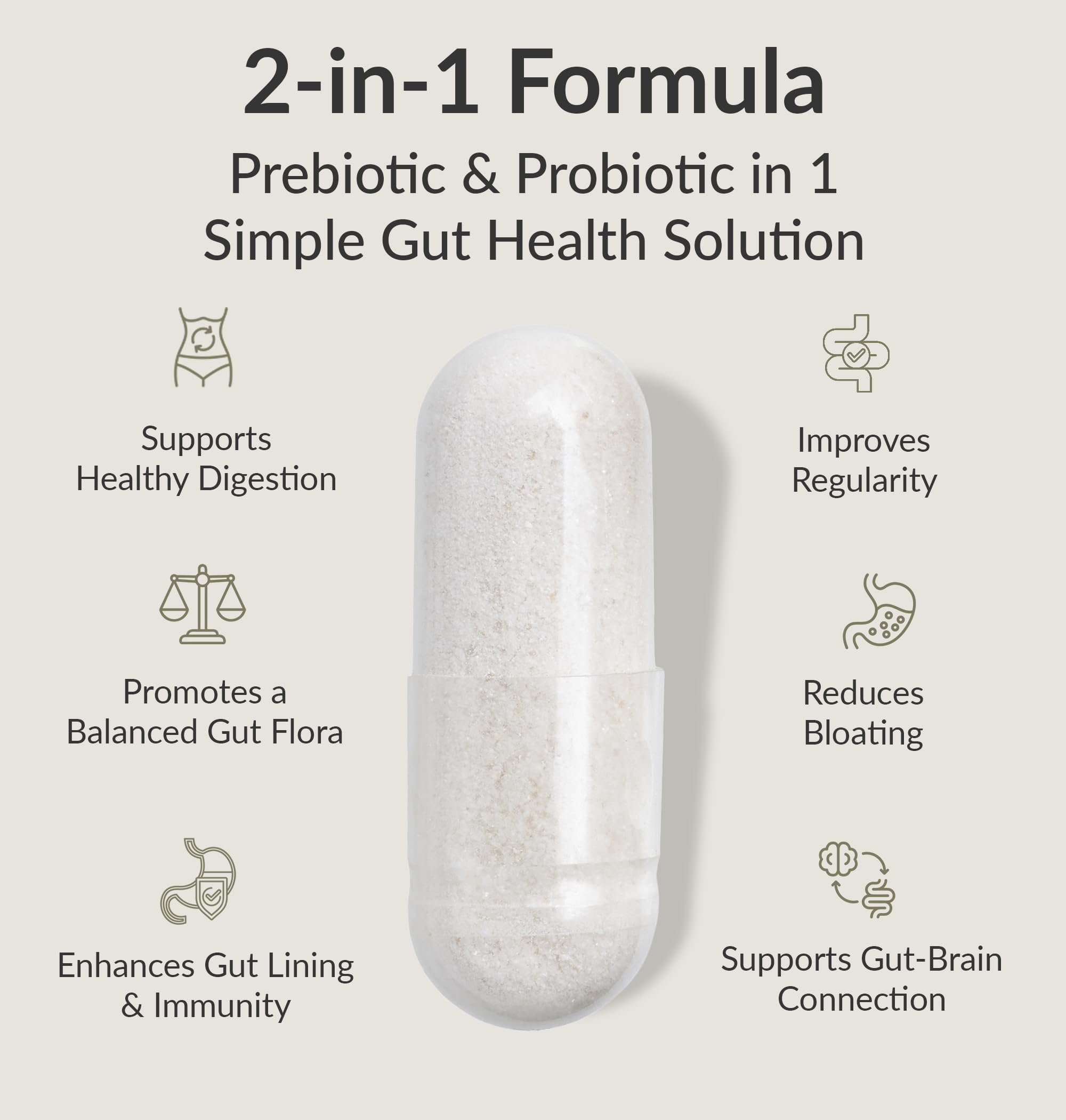 BIOptimizers Probiotic Breakthrough – Lactobacillus Plantarum OM Probiotics & Prebiotics Health Supplement for Gut, Digestive & Immune Support Probiotics for Women Men Elderly– 30 Vegan Capsules BIOptimizers uk supplements
