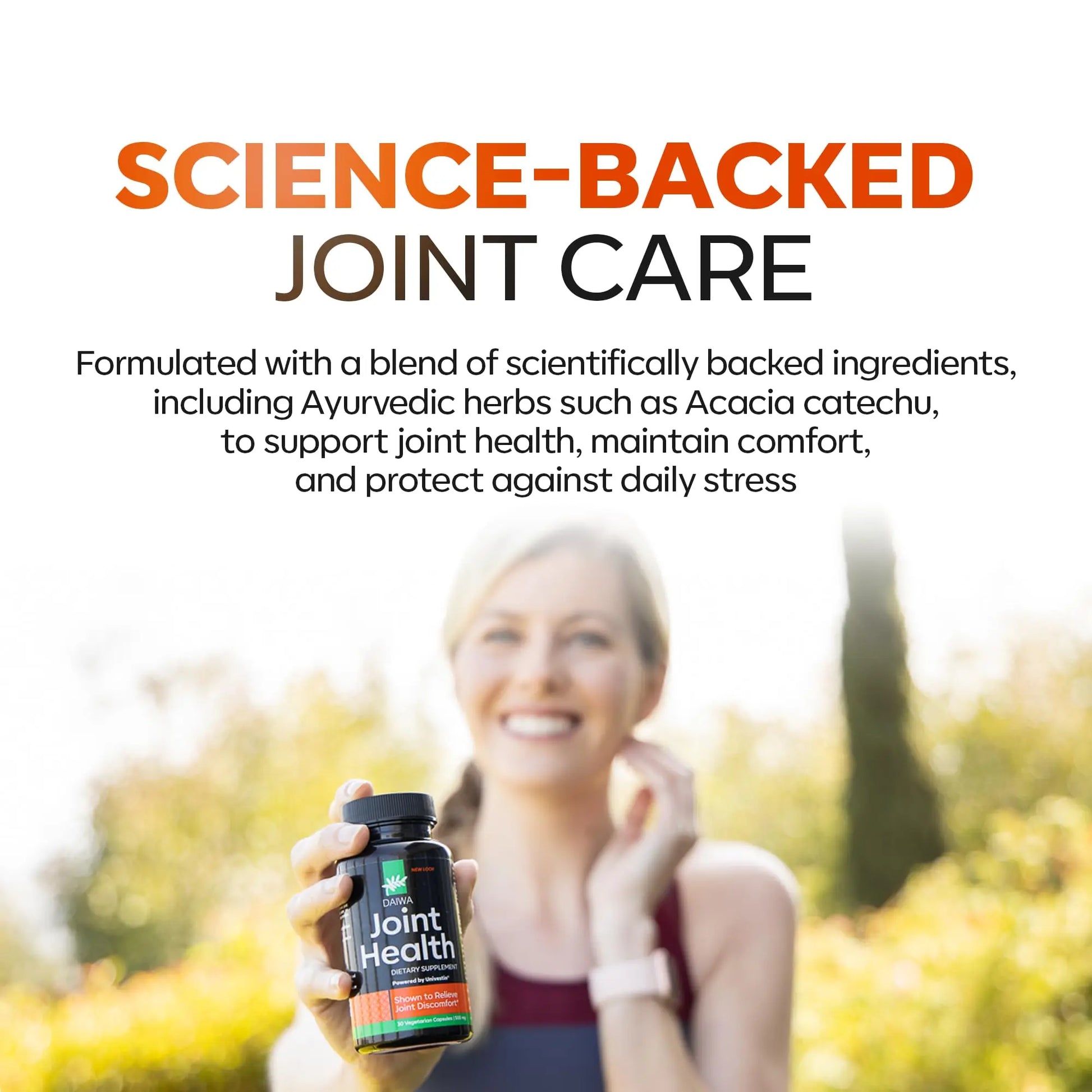 Daiwa Joint Health - Tendon and Ligament Supplements with Chinese Skullcap and Acacia Catechu - Traditional Plant-Based Formula for Active Lifestyles - Non-GMO, 30 Vegetarian Capsules Daiwa Health Development uk supplements