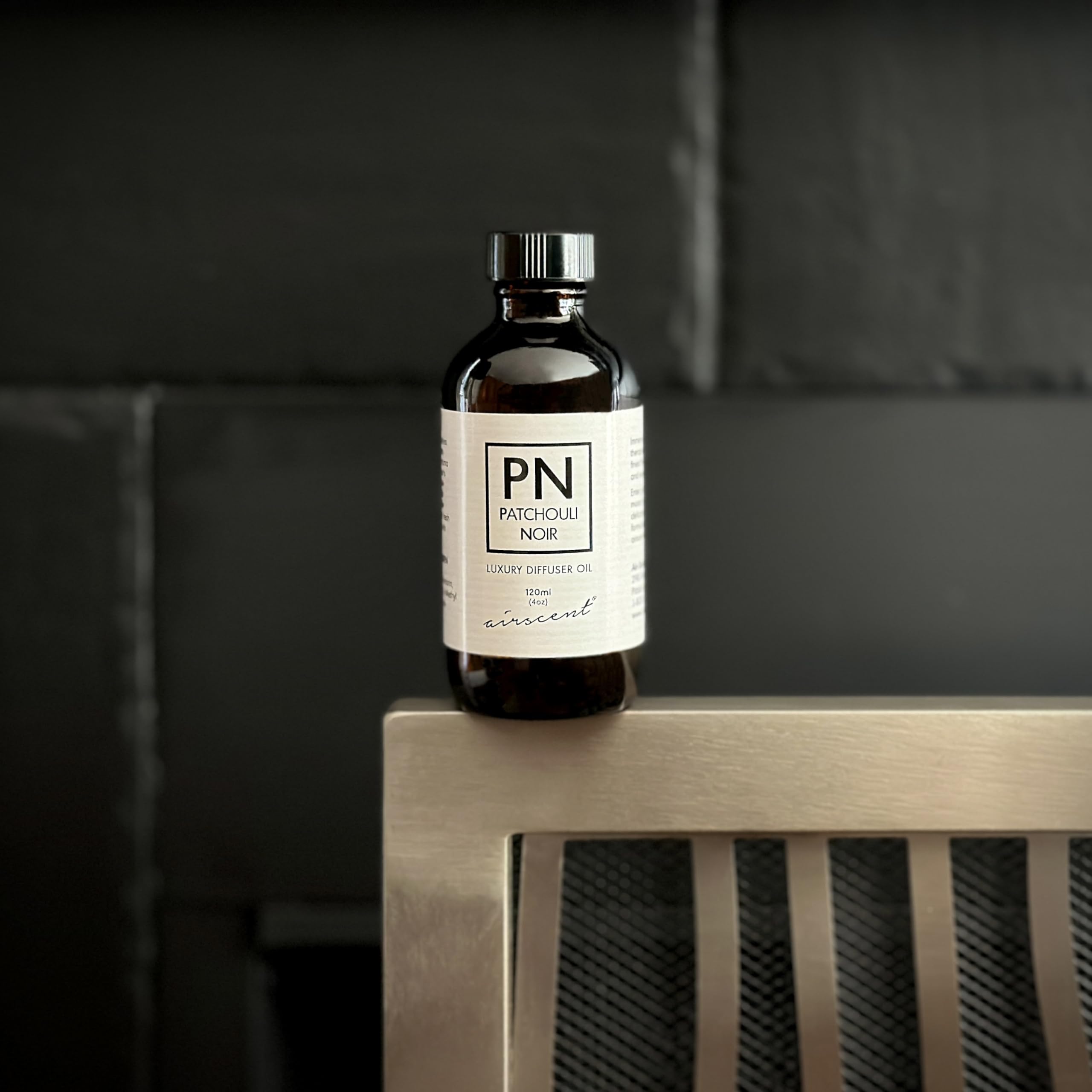 Patchouli Noir Diﬀuser Oil - Air-Scent Aroma and Essential Oil Blend - 120 Milliliter (4 ﬂ oz) Bottle Air-Scent uk supplements