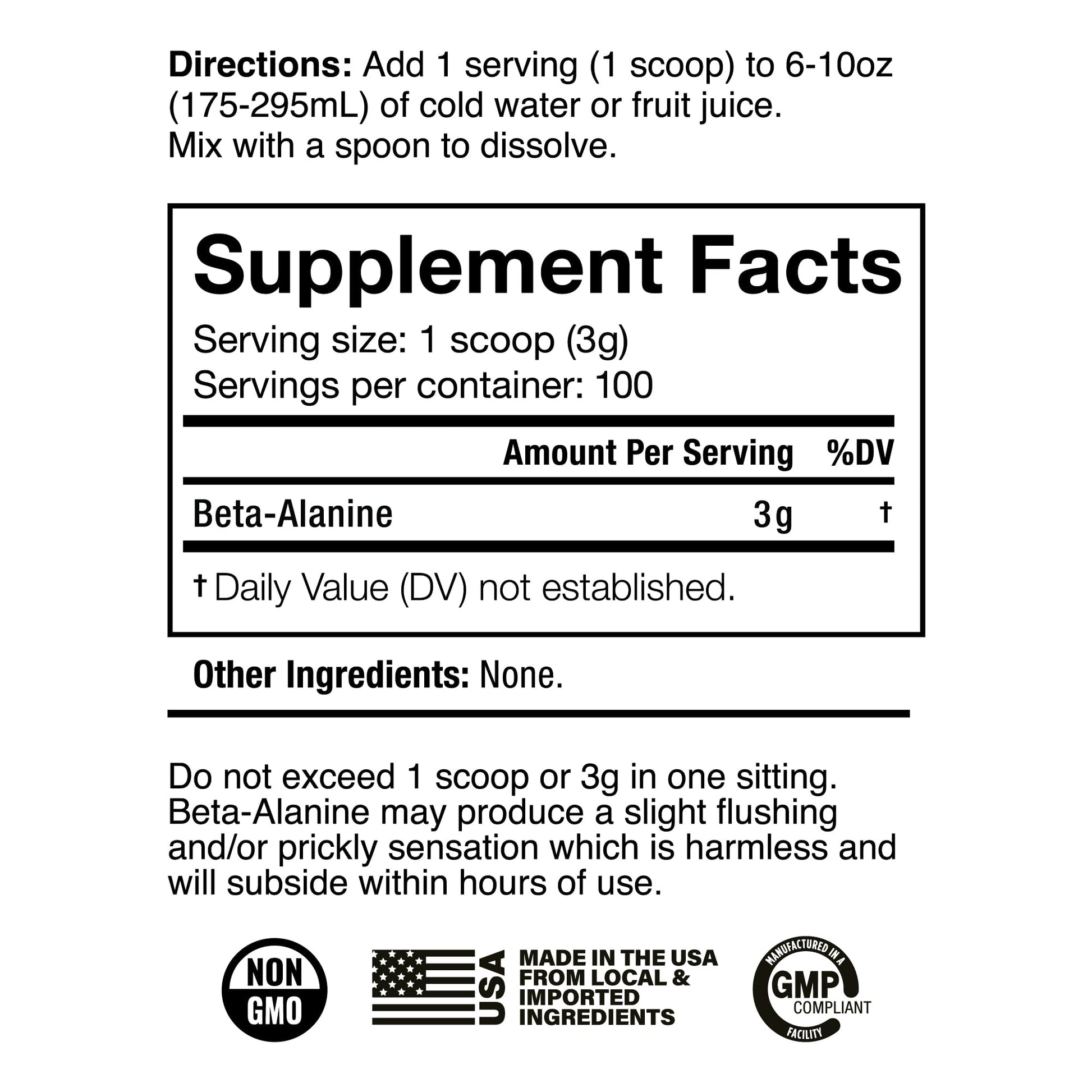 JNX SPORTS The Curse! Beta Alanine Powder - Unflavored, 100 Servings, 3g per Serving JNX SPORTS uk supplements