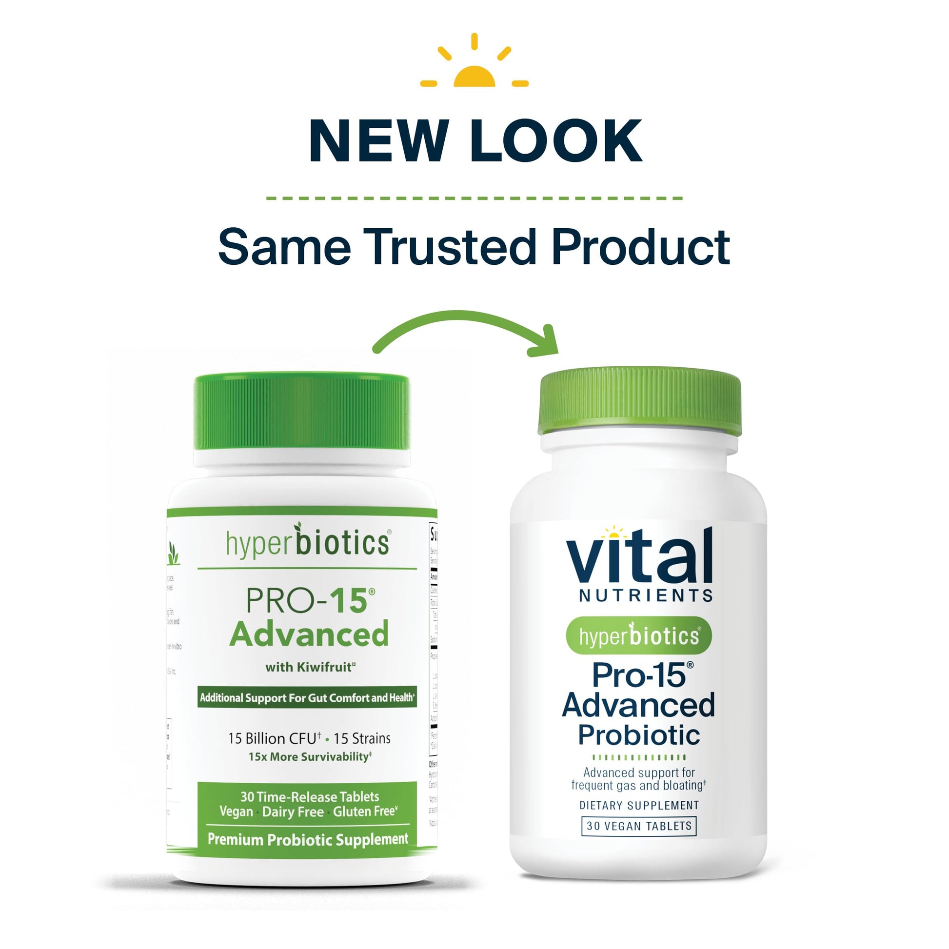 Hyperbiotics Vital Nutrients Pro-15 Advanced Probiotics for Women and Men | 15 Strains + Kiwifruit | Clinically Studied Daily Probiotics for Digestive Health, Gas, & Bloating | 30 Vegan Tablets Hyperbiotics uk supplements