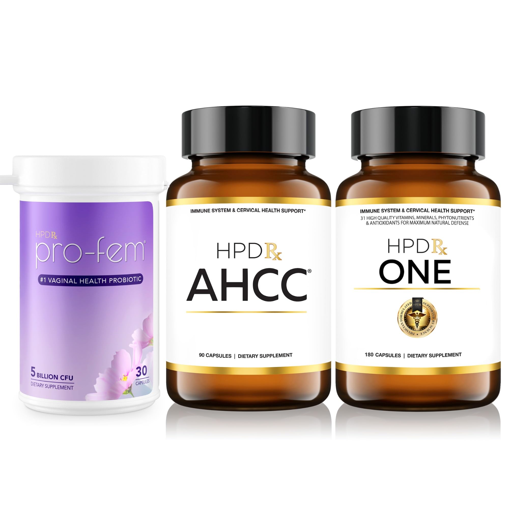 HPD Rx AHCC, Pro Fem, & ONE Bundle for Women HPD Rx uk supplements