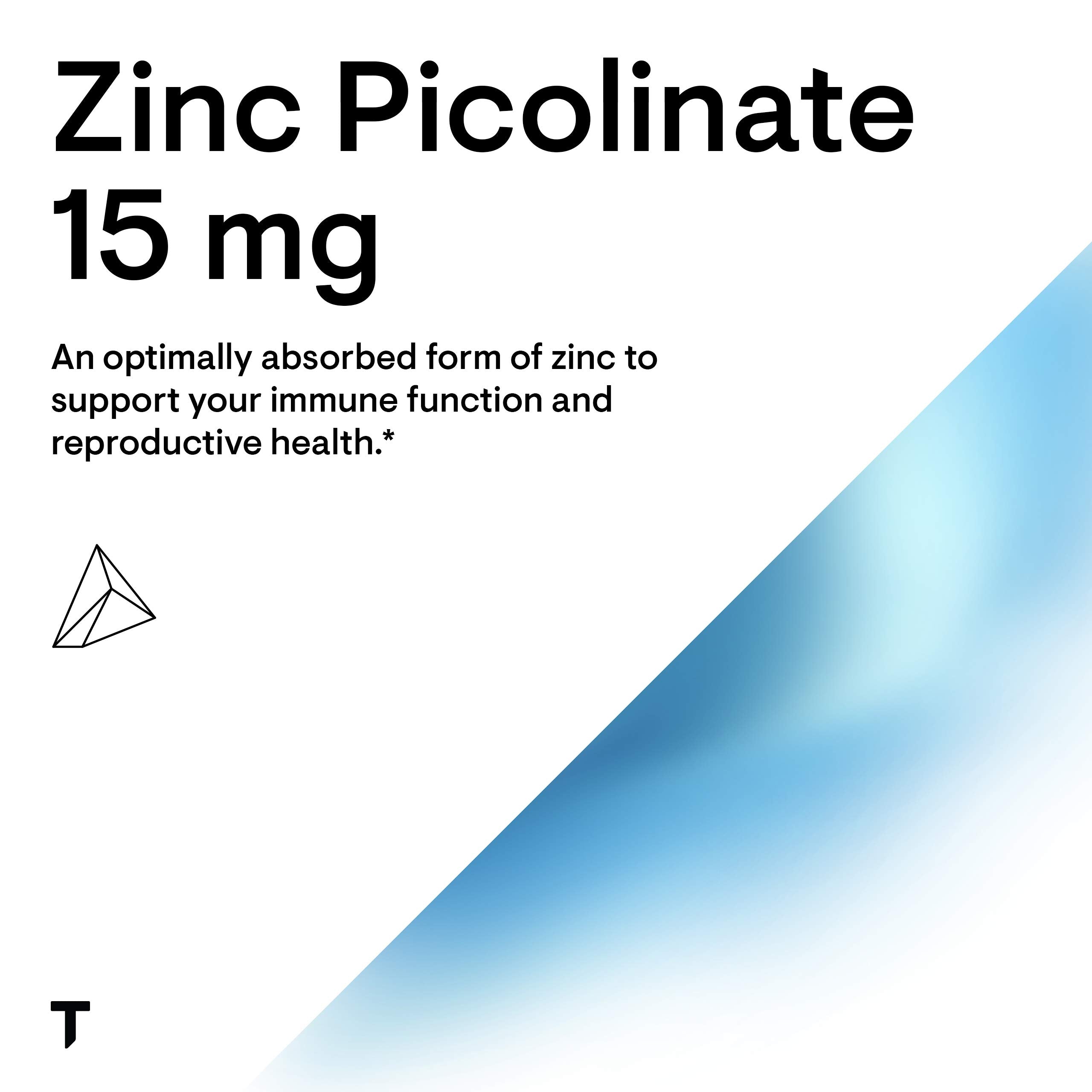 Thorne Zinc Picolinate 15mg - Highly Absorbable Zinc Supplement - Supports Wellness THORNE uk supplements