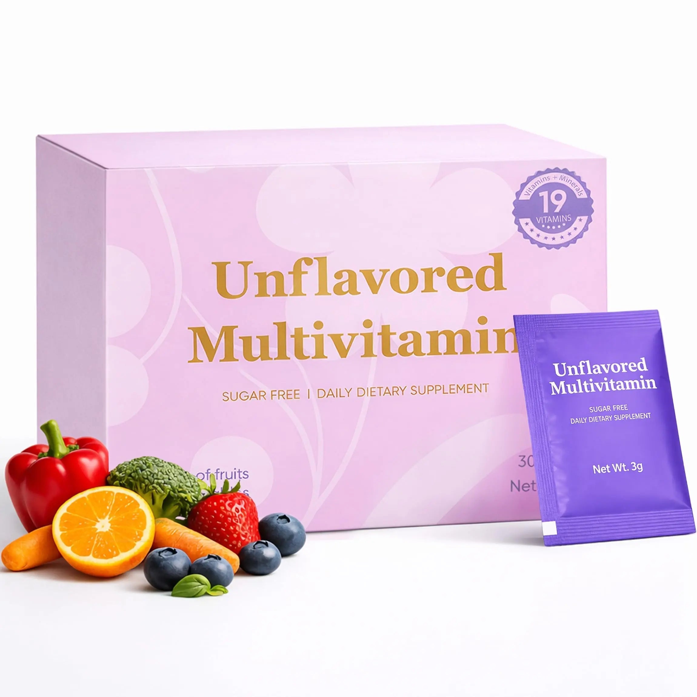 Unflavored Vitamin Powder, Multivitamin Powder Supplement with 19 Vitamins & Minerals + 15 Fruit & Veggie Blend, Supports Healthy Growth PRCYZO uk supplements