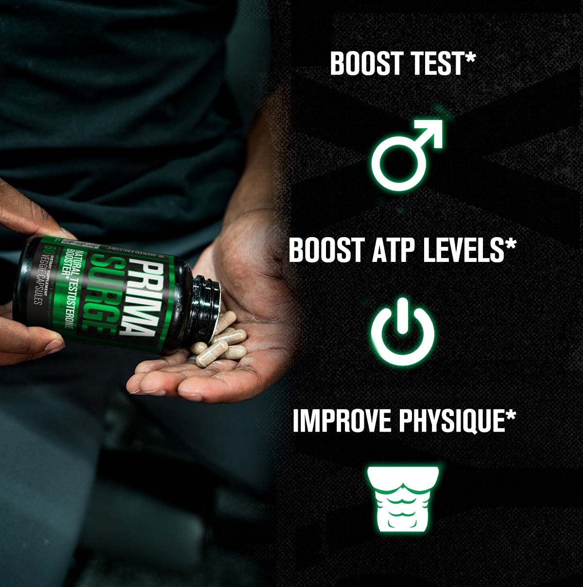Jacked Factory Androsurge Estrogen Blocker for Men + Primasurge Testosterone Booster Jacked Factory uk supplements
