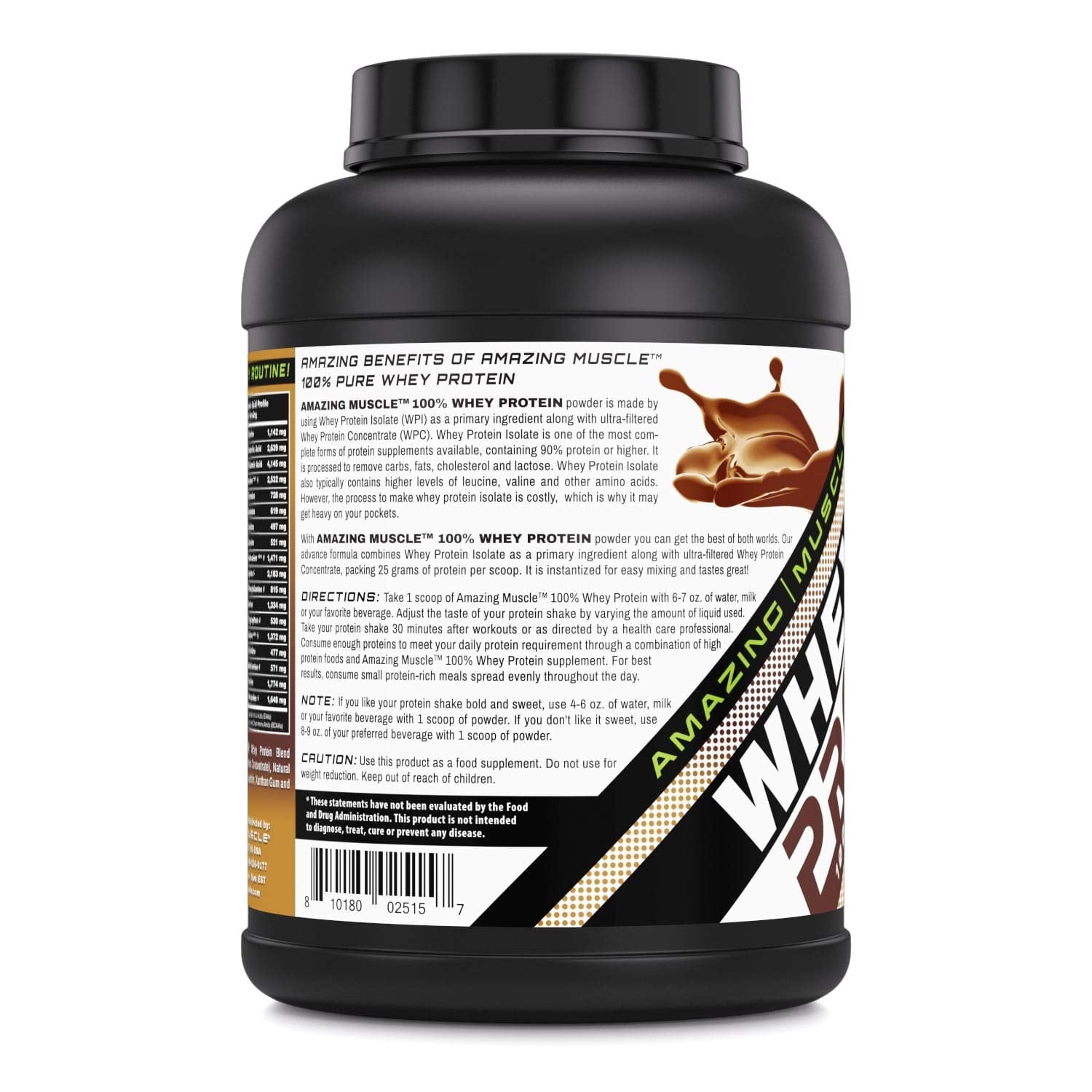Amazing Muscle 100% Whey Protein Powder *Advanced Formula with Whey Protein Amazing Nutrition uk supplements