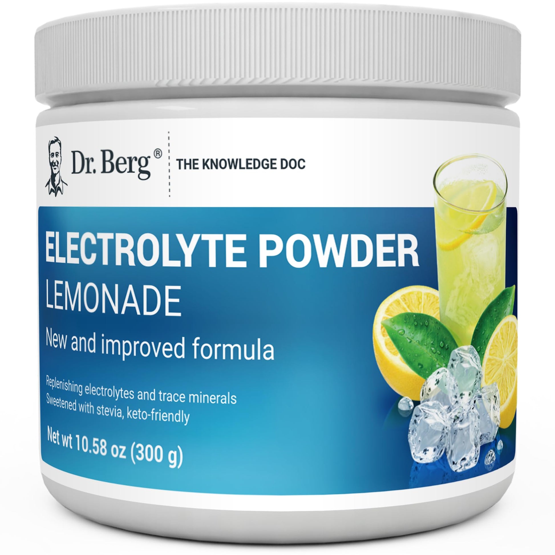 Dr. Berg Hydration Keto Electrolyte Powder - Enhanced w/ 1,000mg of Potassium & Real Dr. Berg Nutritionals uk supplements