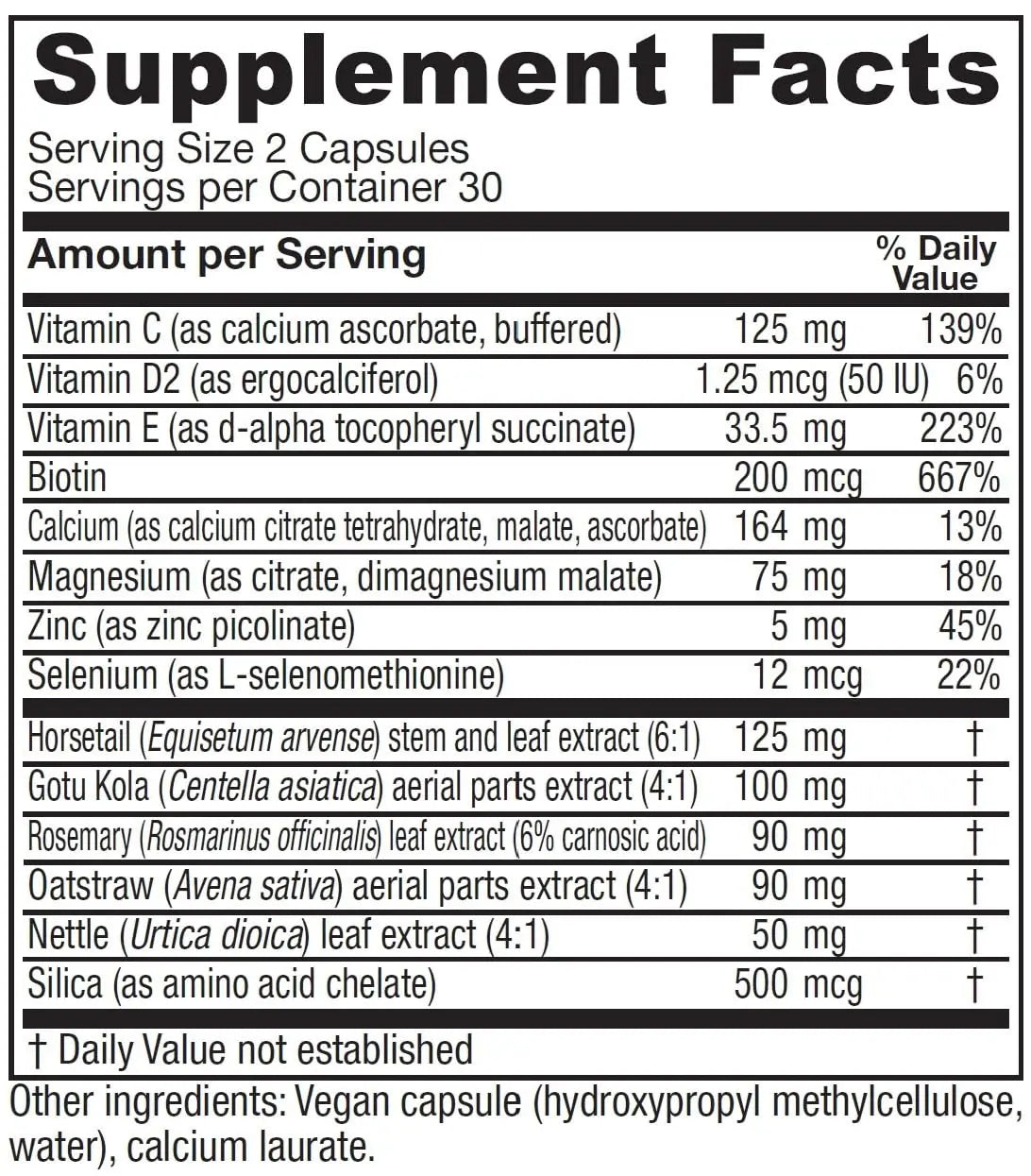 Vitanica, Luminous, Hair, Skin and Nail Support, Vegan, 60 Capsules Vitanica uk supplements