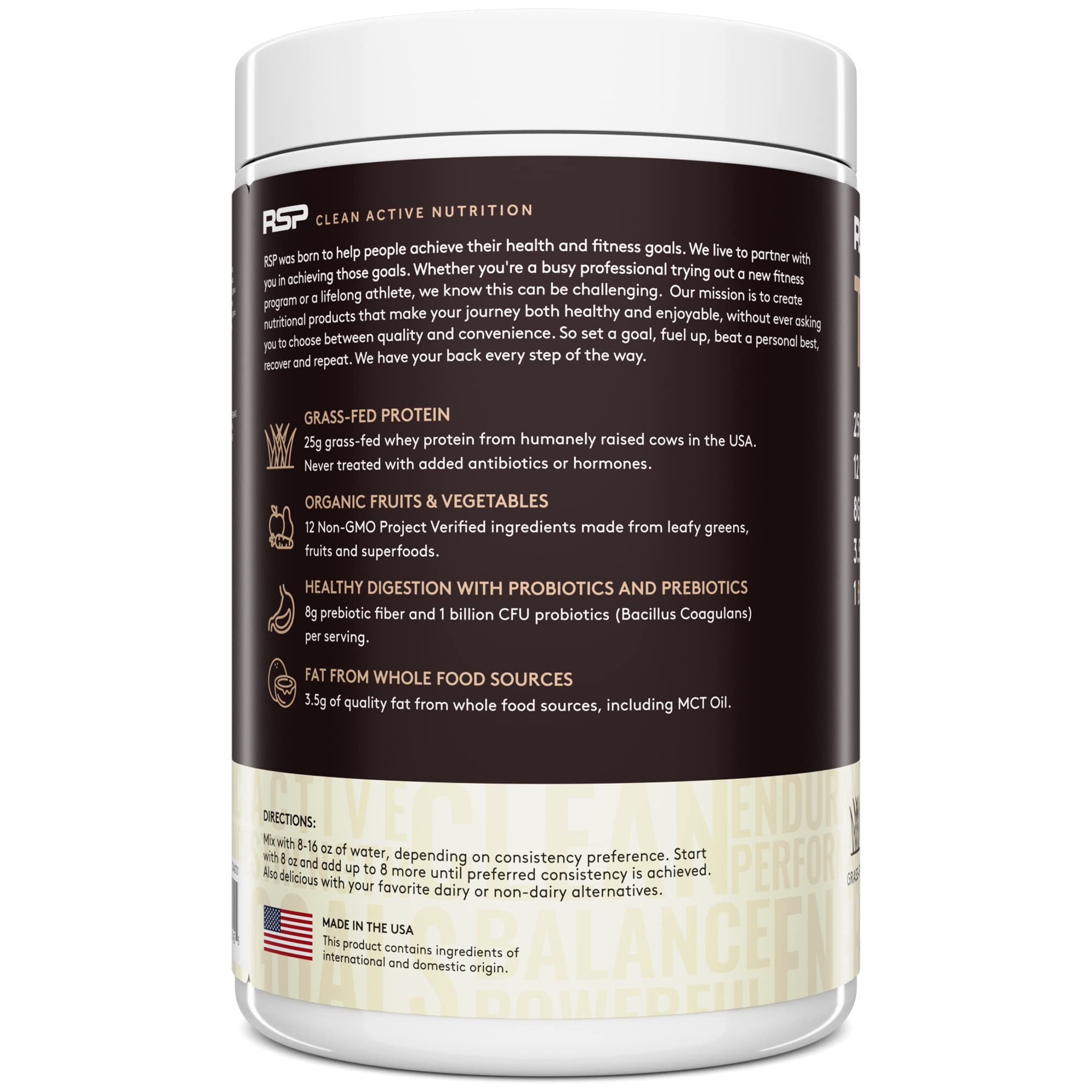 RSP NUTRITION TRUEFIT Protein Powder Meal Replacement Shake, 4.32 LB, Chocolate RSP NUTRITION uk supplements