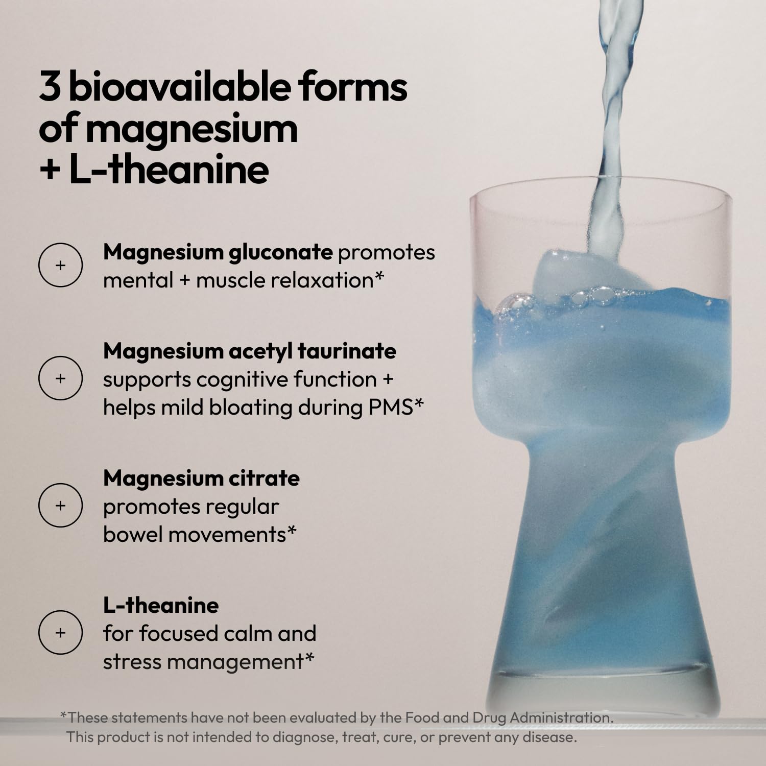 Moon Juice Magnesi-Om Magnesium Powder Supplement - Chelated Magnesium Complex + L-Theanine Blend for Rest, Relaxation & Regularity - Vegan, Non-GMO & No Sugar, Blue Lemon, 4.2 oz, 30 Servings Moon Juice uk supplements