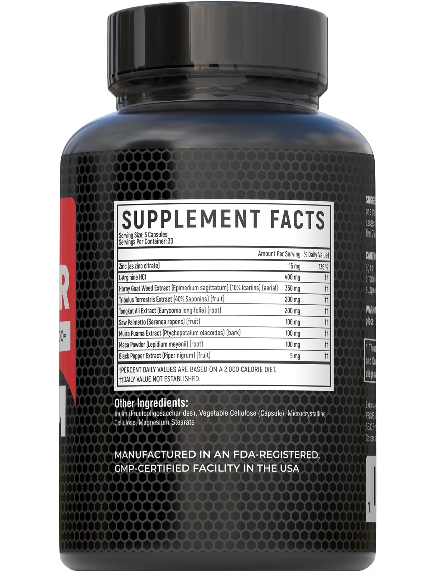 Premium Male Enhancement | Rapid Acting Blood Flow Support | Bigger, Rock Hard, Longer | 9 in 1 Intimacy Complex to Restore Confidence, California Manufactured, 3rd Party Tested – 90 Caps PRIME MAXIMIZERS uk supplements