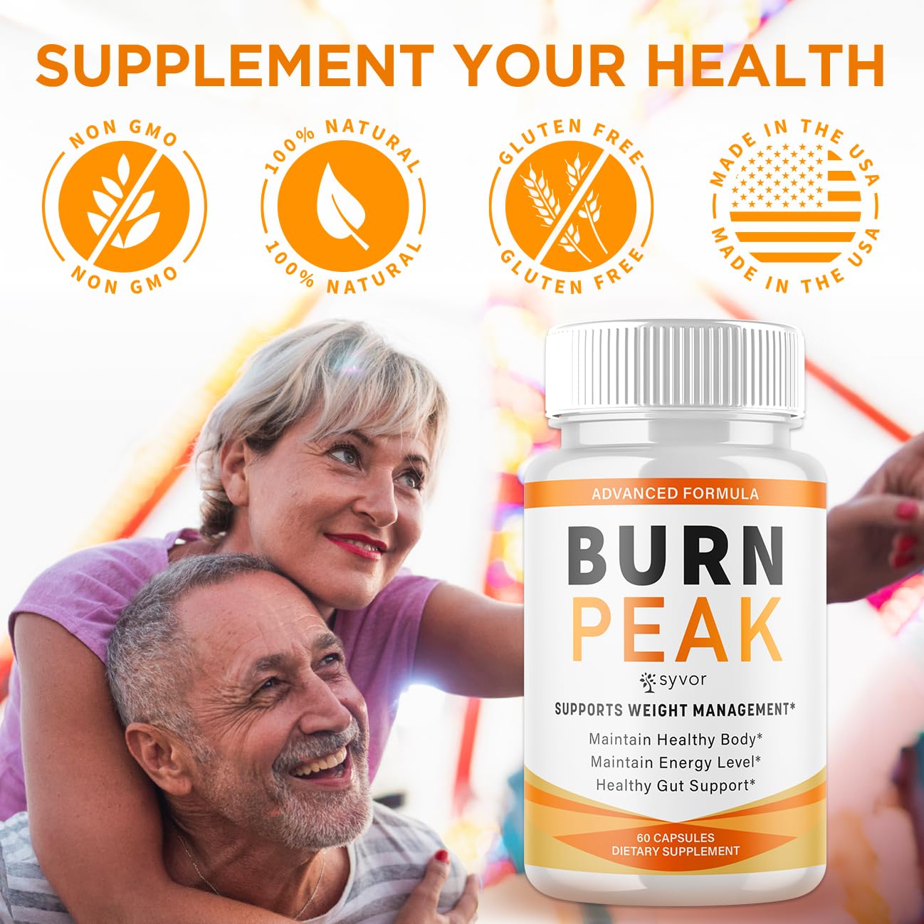 (2 Pack) Burn Peak Capsules, Official Burnpeak Pink Salt Pills with All Natural Ingredients, Advanced BurnPeak Health Supplement with Premium Vitamins for Active Lifestyle Support (120 Capsules) Syvor uk supplements