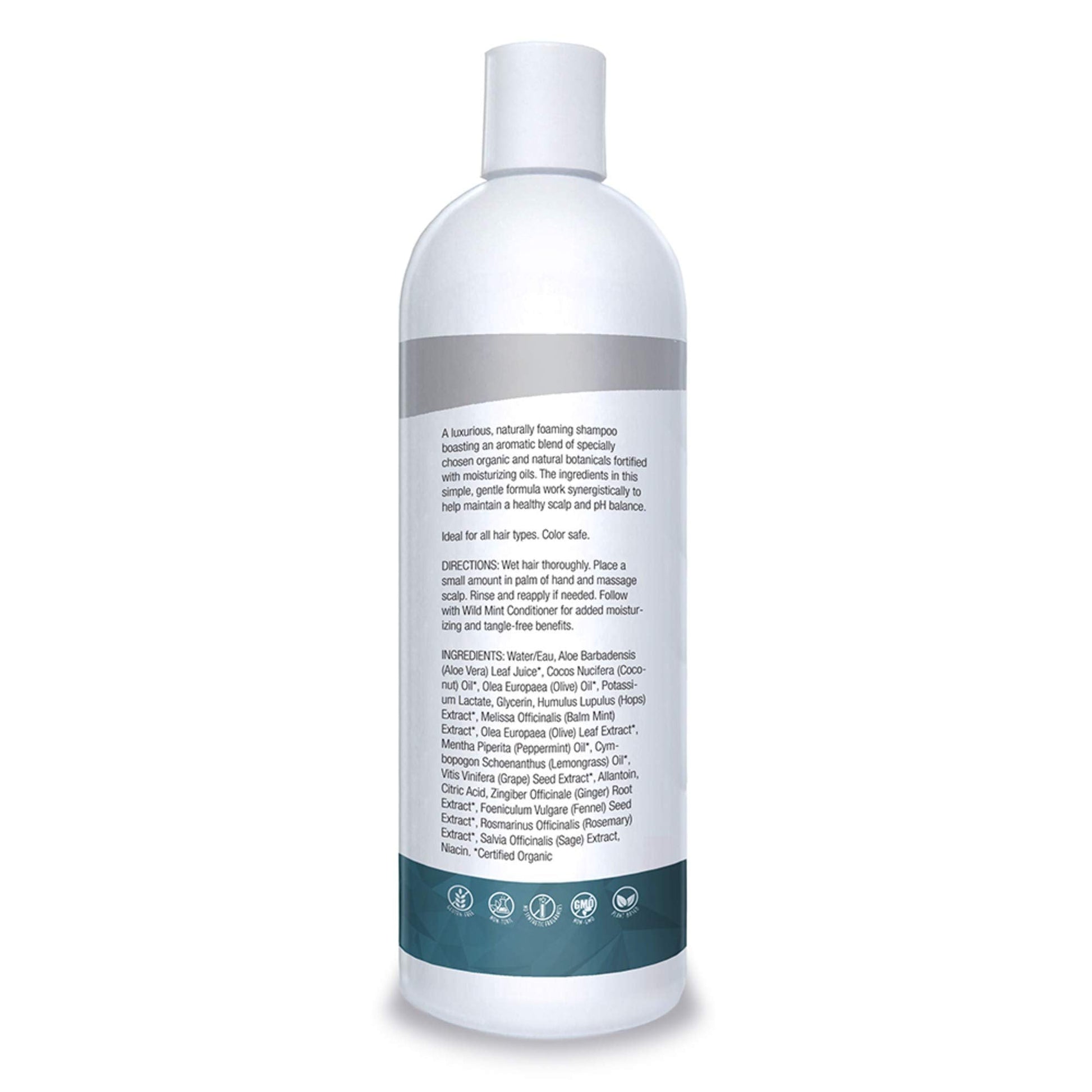 Organic Excellence Wild Mint Shampoo - 16 oz Organic Excellence uk supplements