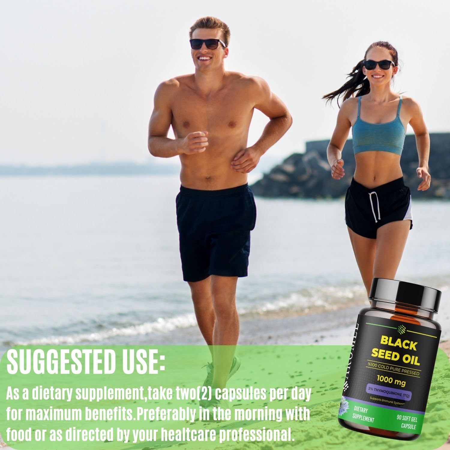 aromel Black Seed Oil Capsules, 90 Days Supply, 2% Thymoquinone, Non-GMO aromel uk supplements