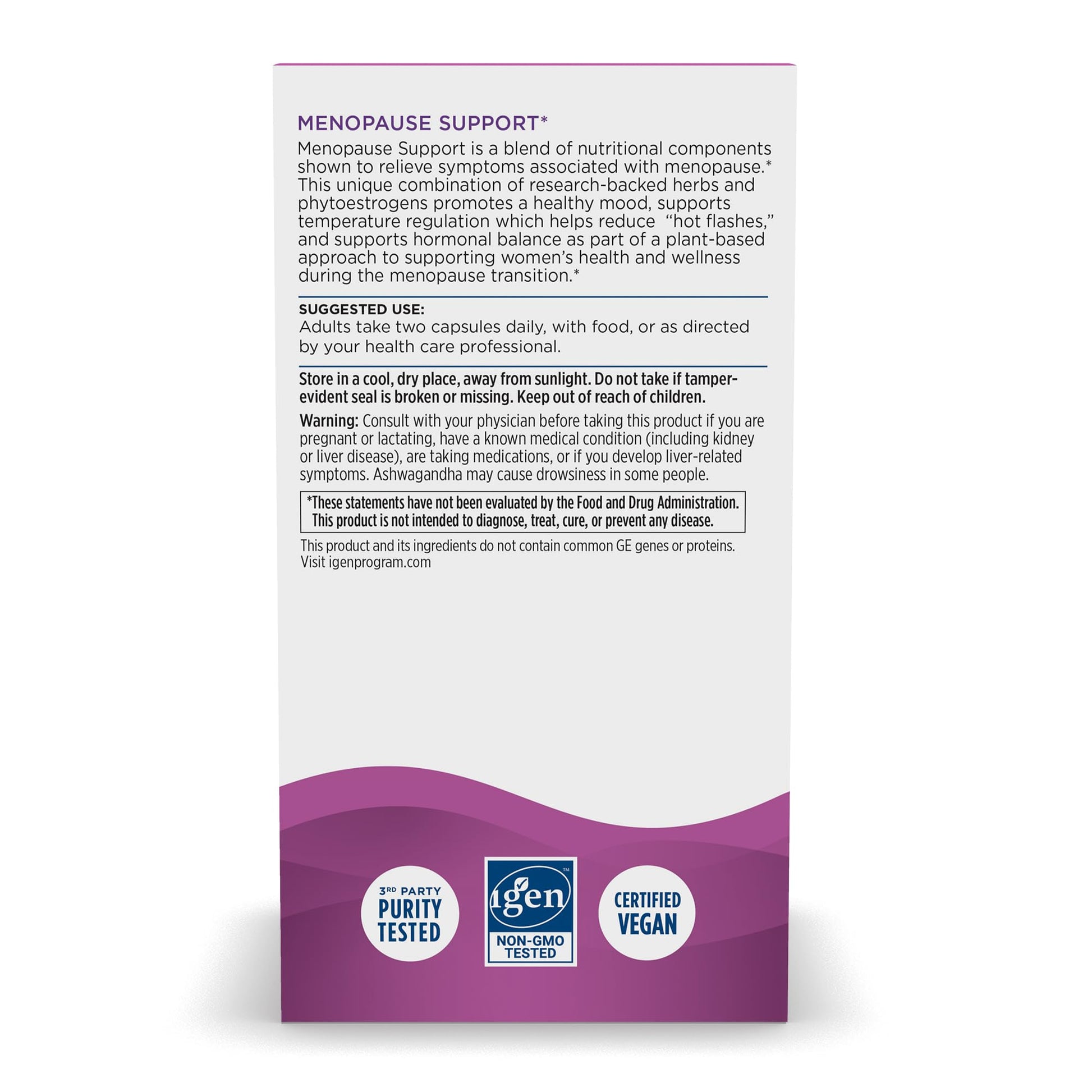 Nordic Naturals Menopause Support -Unflavored - 60 Capsules - Women’s Hormone-Support Supplement for Menopause, Mood Balance & Hot-Flash Support - Plant-Based Herbs and Phytoestrogens - 30 Servings Nordic Naturals uk supplements
