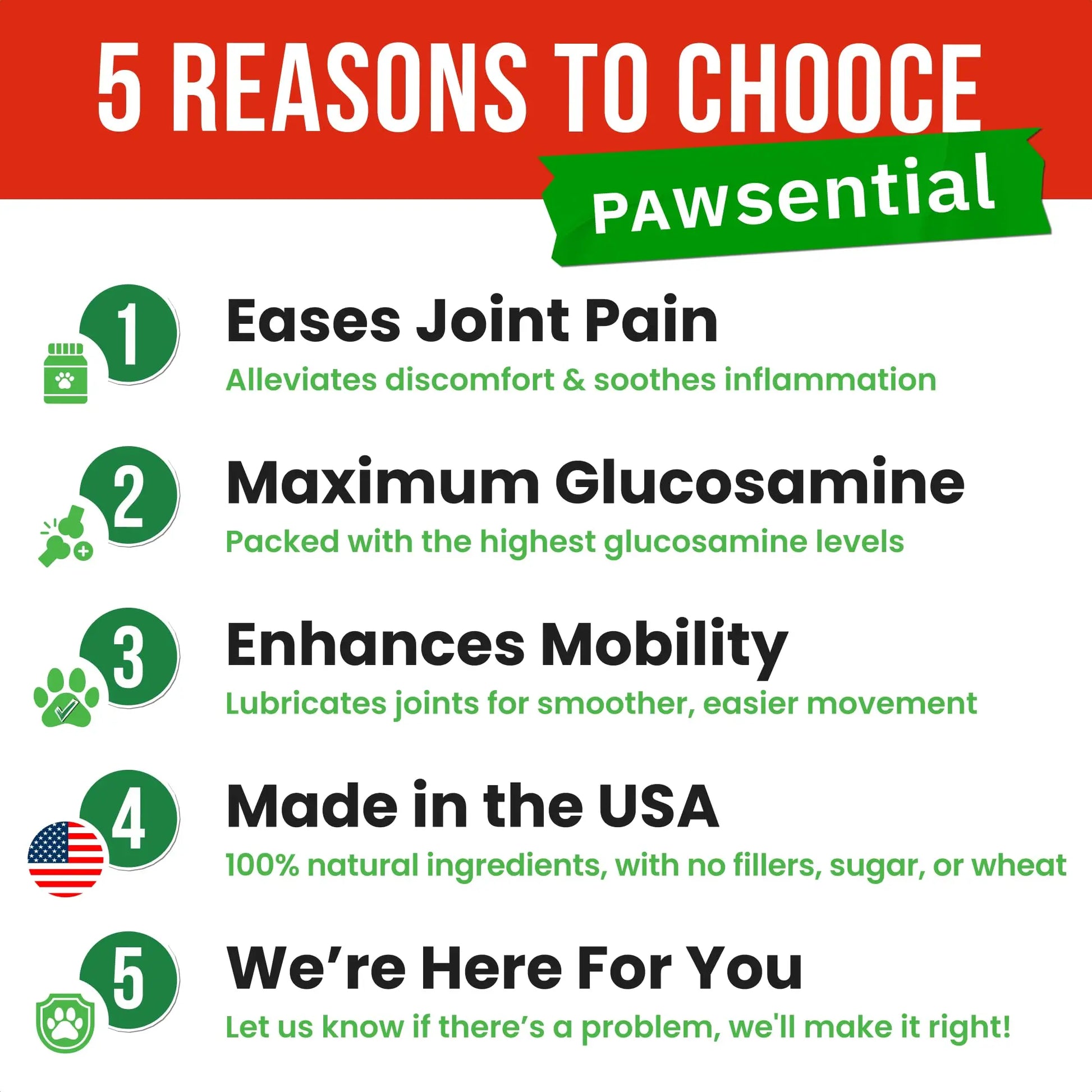 Pawsential Hemp Treats - Dog Joint Supplement - Mobility Support Chews w/Glucosamine Chondroitin, Turmeric, MSM - Hip & Joint Chews - Joint Pain Relief Treats - 120Ct Pawsential uk supplements