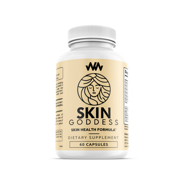 Warped Wellness Womens Skin Health Supplement | Supports Radiant and Youthful Female Complexion | Chinese Peony for Clear Skin and Feminine Glow | Skin Goddess Warped Wellness uk supplements