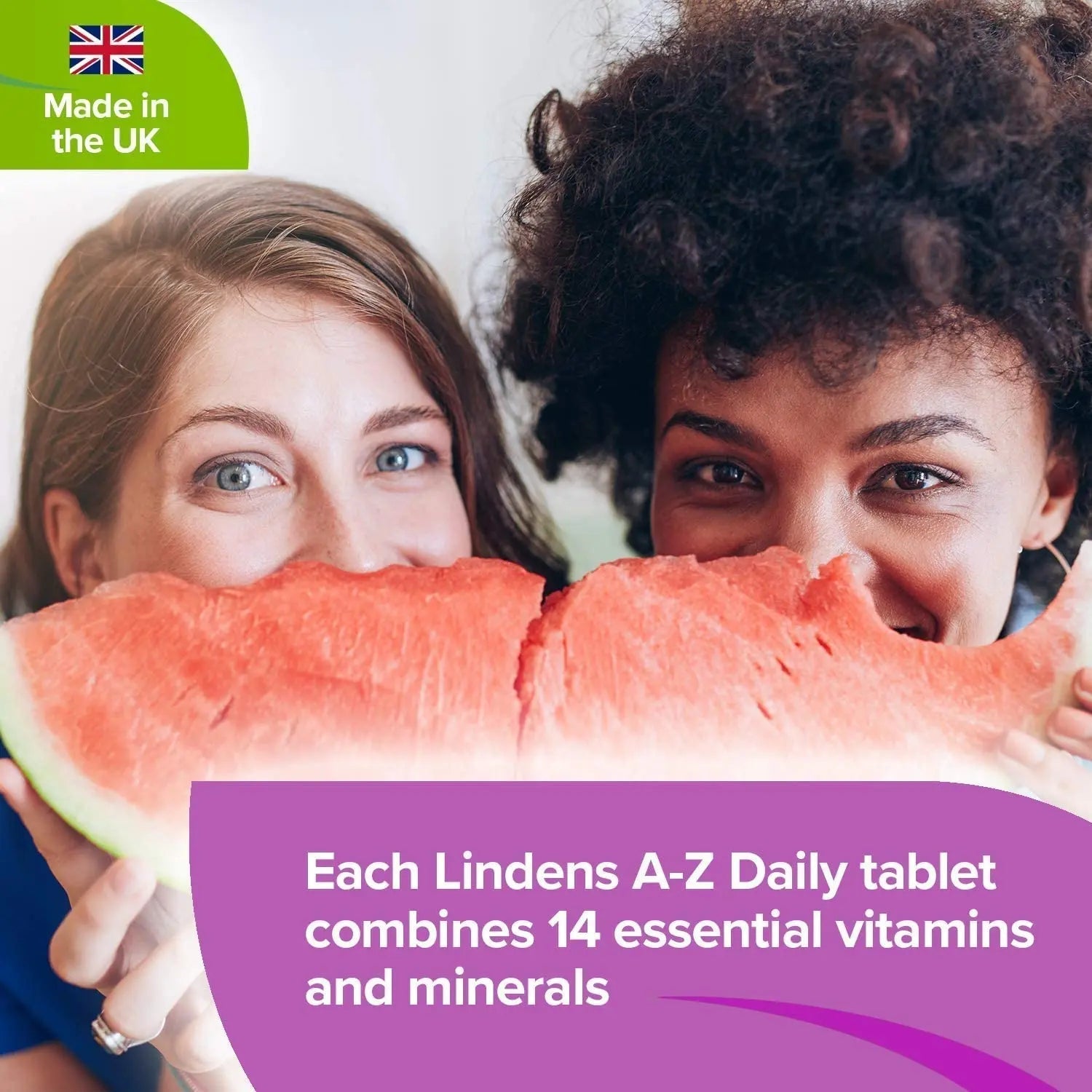 Multivitamin A-Z Daily Tablets 90 Tablets by Lindens Lindens uk supplements