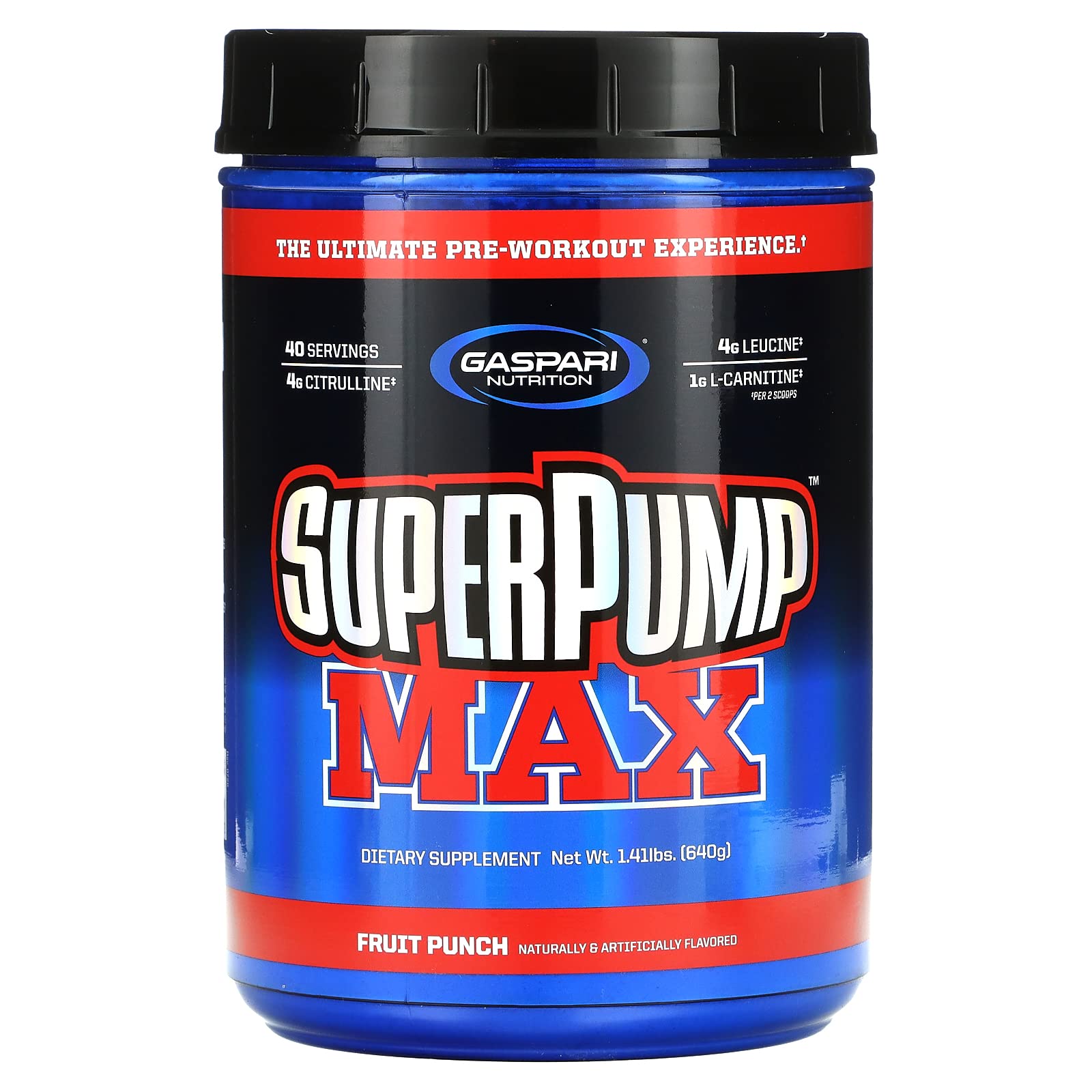 Gaspari Nutrition - SuperPump MAX - The Ultimate Pre Workout Powder, Sustained Energy Gaspari Nutrition uk supplements