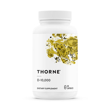 THORNE - Vitamin D3 Supplement - Supports Healthy Bones, Teeth, Muscles, Cardiovascular & Immune Function* - Gluten, Dairy & Soy-Free - 10,000 IU - 60 Servings THORNE uk supplements