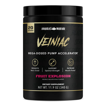 Anabolic Warfare Veiniac Muscle Pump Activator Supplement Stimulant Free Pre-Workout Anabolic Warfare uk supplements