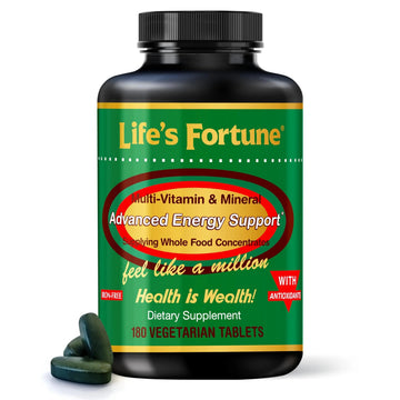 Life's Fortune Multivitamin & Mineral Supplement, Daily Natural Energy Source for Men & Women, with Superfood Greens Life's Fortune uk supplements