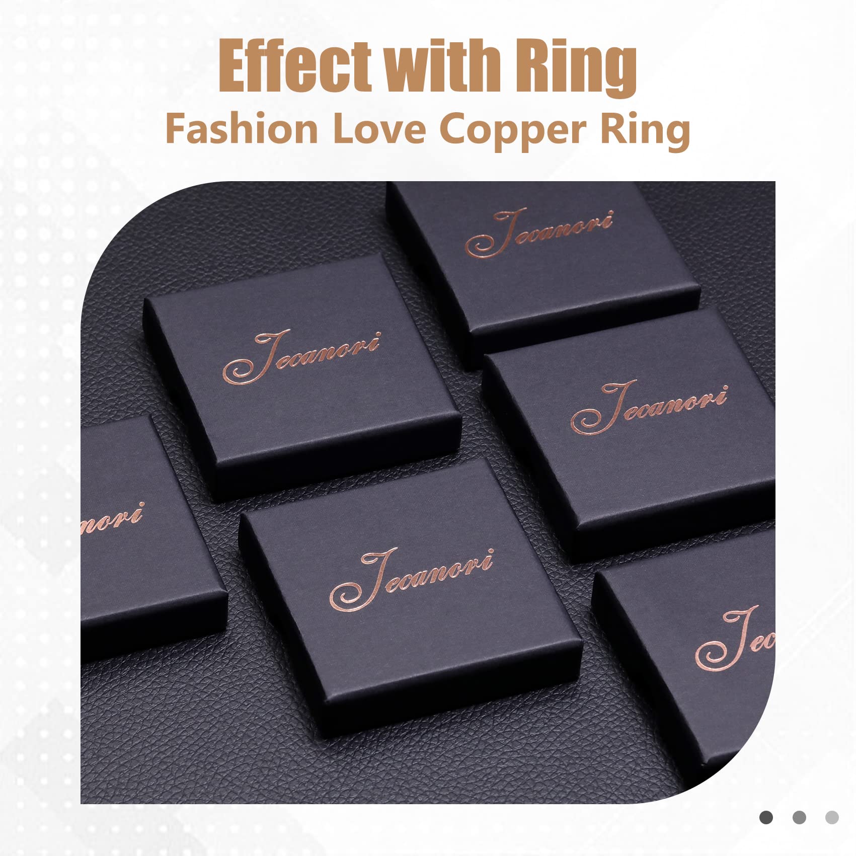 Jecanori Copper Rings for Women,Magnetic Ring Adjustable Love Heart Copper Rings Jecanori uk supplements