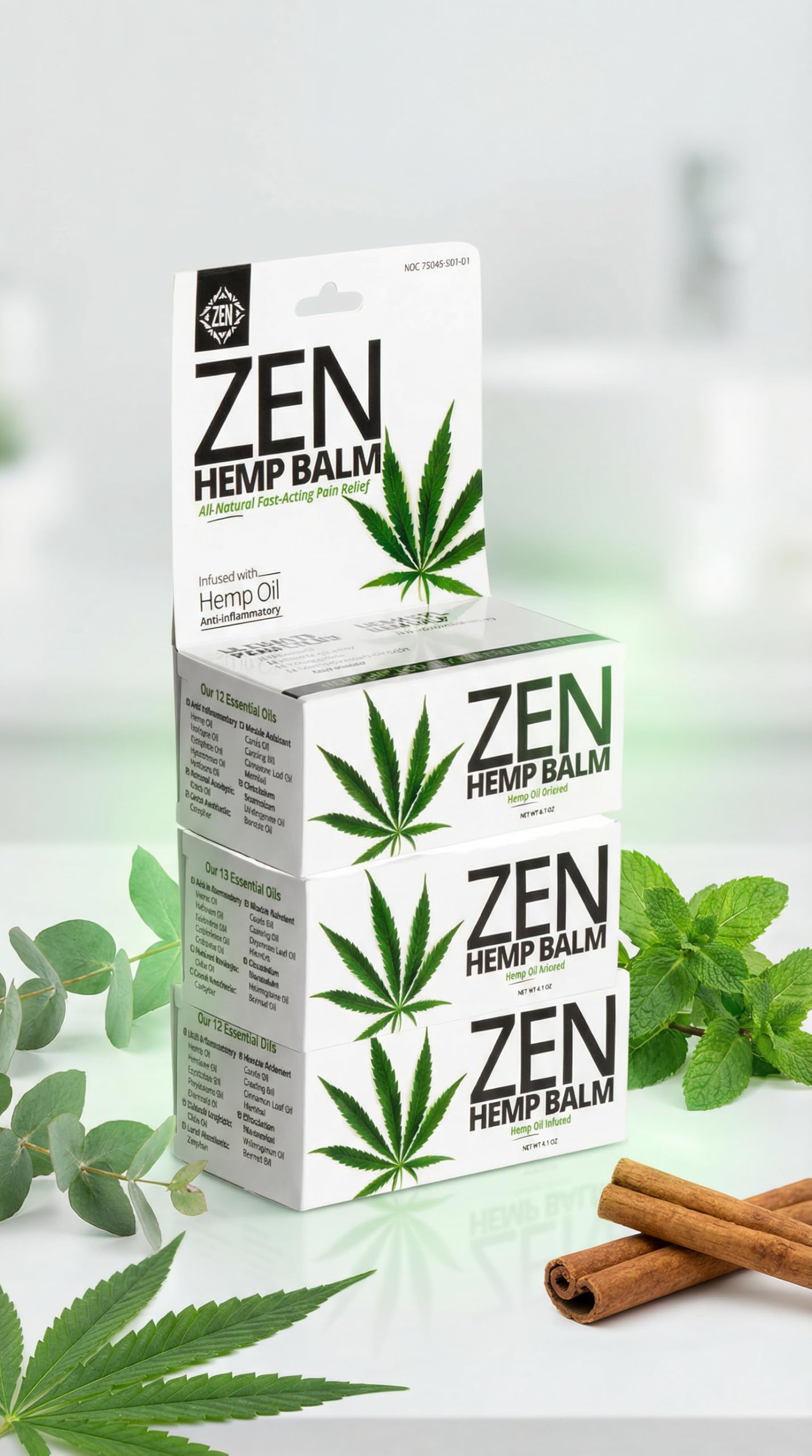 ZEN Hemp Balm – Concentrated Plant-Based Topical Balm – 0.7 oz ZEN uk supplements