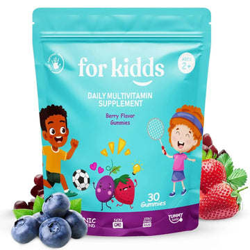 ZettoA Daily Multivitamins for Kids Ages 2+, Berry Gummies with 11 Essential Vitamins & Minerals for Immune Support ZettoA uk supplements