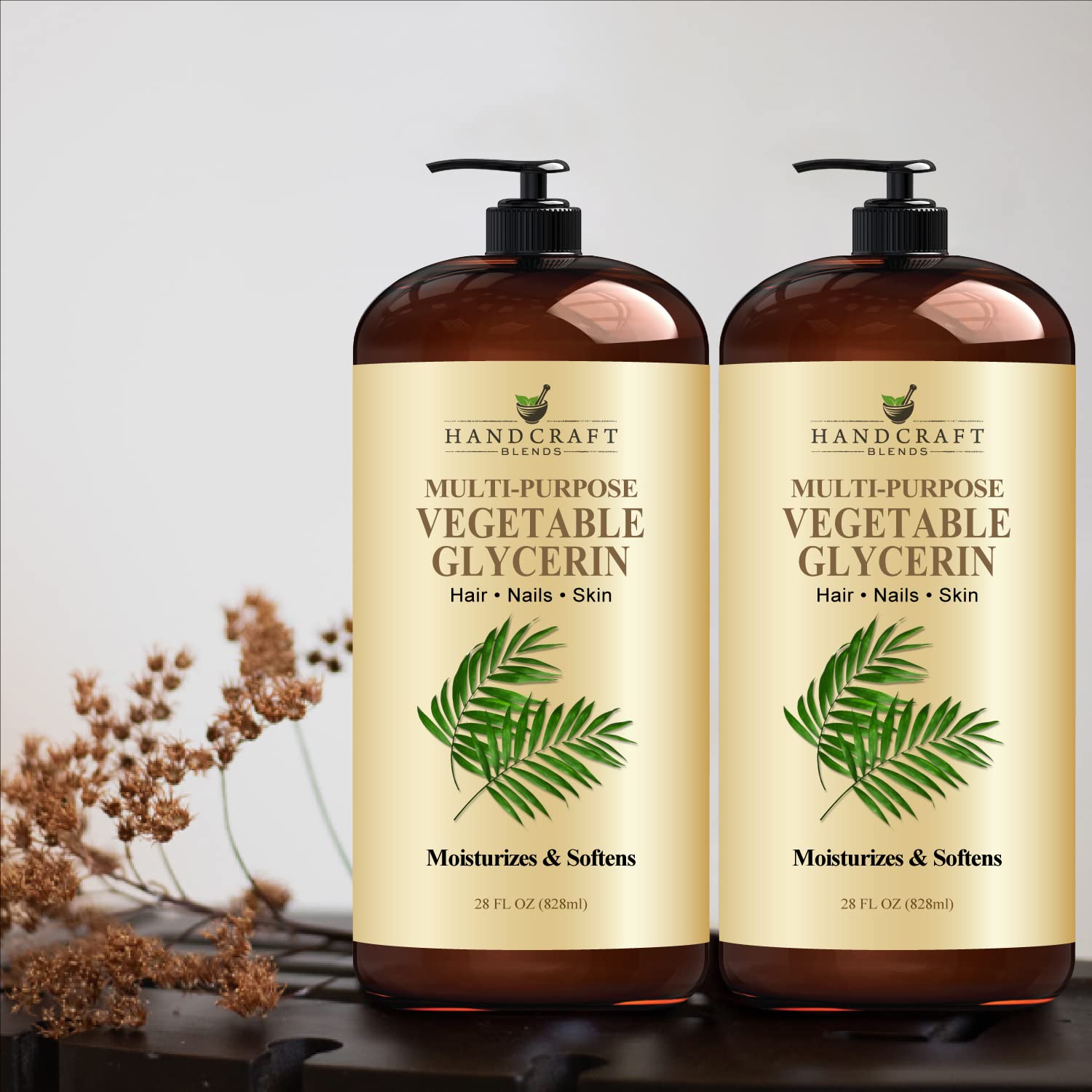 Handcraft Blends Vegetable Glycerin for Skin and Hair 28 oz - Pure Vegetable Glycerin Liquid Handcraft Blends uk supplements