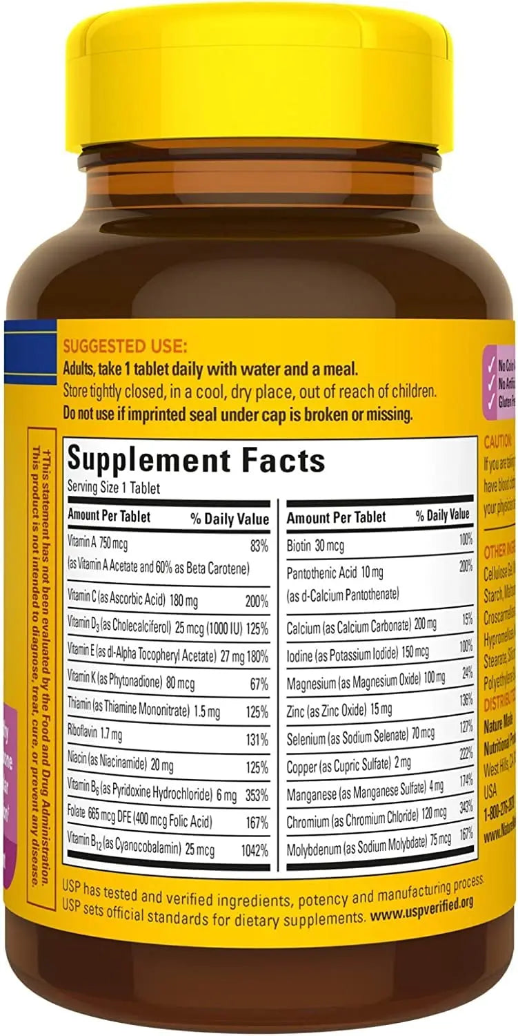 Nature Made Multi for Her 50+ Vitamin/Mineral Tablets 90 ea (Pack of 4) Nature Made uk supplements