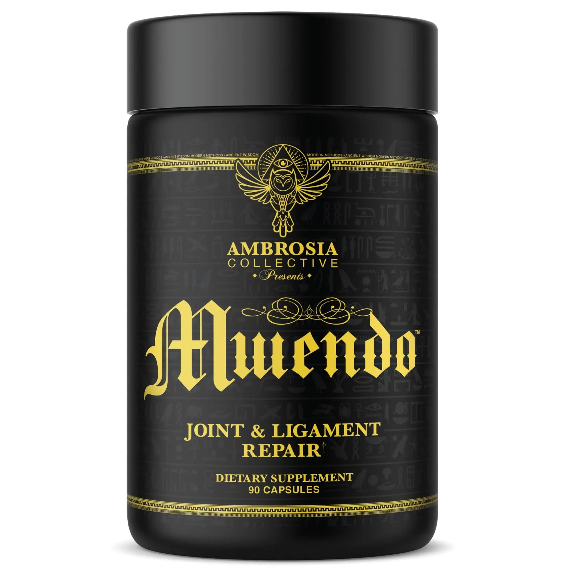 Ambrosia Mwendo - Joint & Ligament Repair | Strengthen Tendons & Increase Soft Tissue Extensibility | Muscle Soreness, & Recovery Time with BioCell Collagen | 90 Veggie Capsules Ambrosia uk supplements