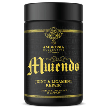 Ambrosia Mwendo - Joint & Ligament Repair | Strengthen Tendons & Increase Soft Tissue Extensibility | Muscle Soreness, & Recovery Time with BioCell Collagen | 90 Veggie Capsules Ambrosia uk supplements