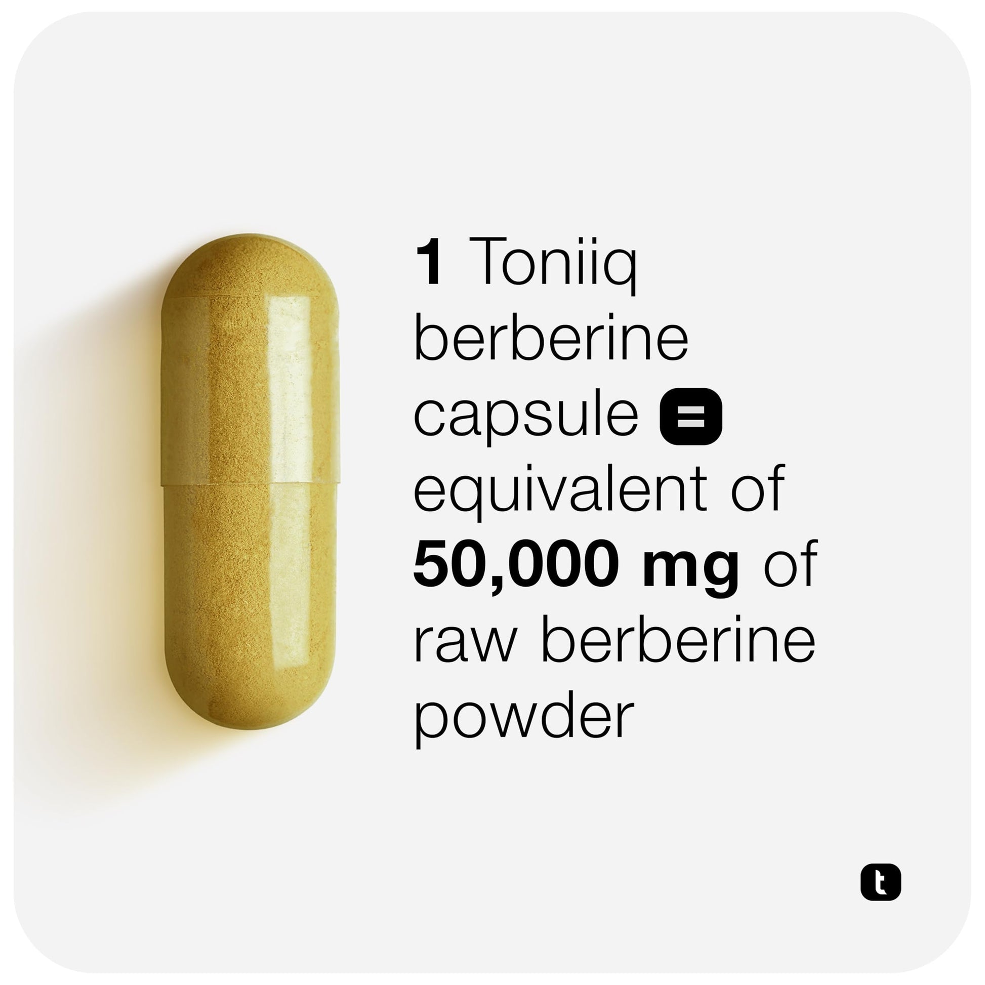 Toniiq Ultra High Strength Berberine HCl from The Himalayas - 100:1 Concentrated Extract - Lab-Tested 97% Berberine HCl - 180 Vegetarian Capsules, 1500 mg per Serving Toniiq uk supplements
