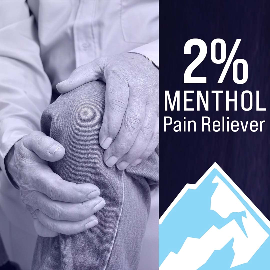 Mineral Ice Original Therapeutic Menthol Pain Relief Gel. Greaseless with "Deepcold" Pain Reliever. Provides Cooling & Penetrating Relief for Arthritis, Simple Backache, Strains & Sprains (8 Ounce) Mineral Ice uk supplements
