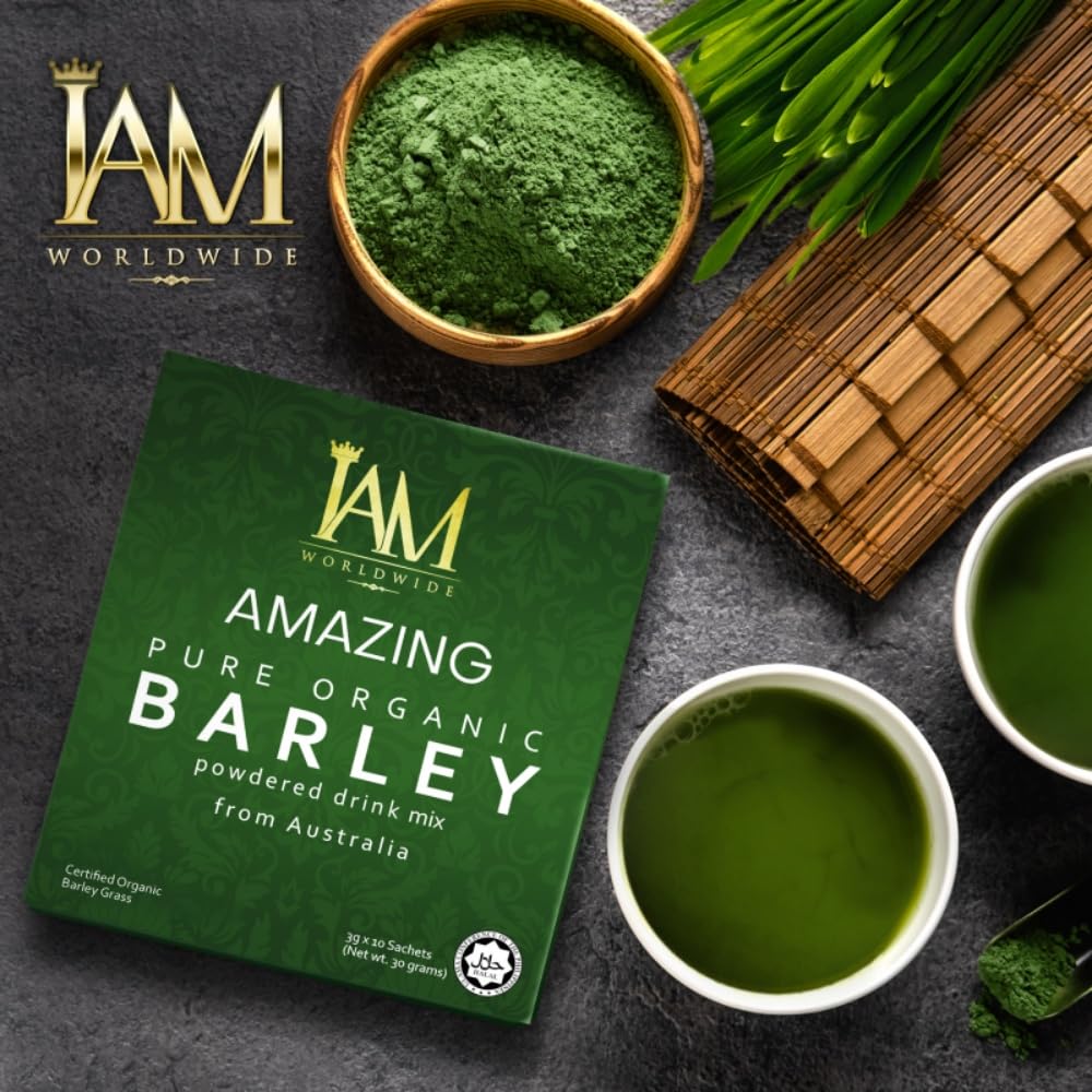 IAM Amazing Pure Organic Barley Powder Drink Barley Green Natural Blend XLXZHYF uk supplements