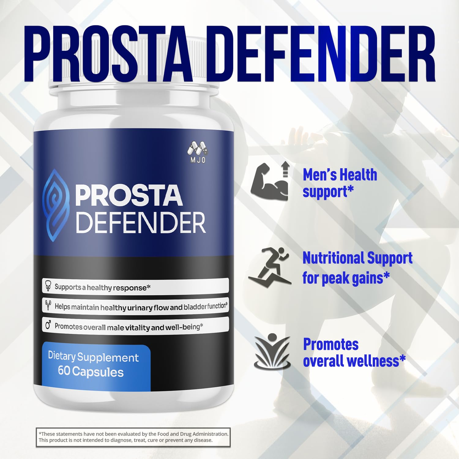 (3 Pack) Prosta Defender Capsules, Official Prostadefender Pills with All Natural Ingredients, Advanced Overall Health and Wellness Supplement, Natural Maximum Strength Vitamin Formula (180 Capsules) MJO uk supplements
