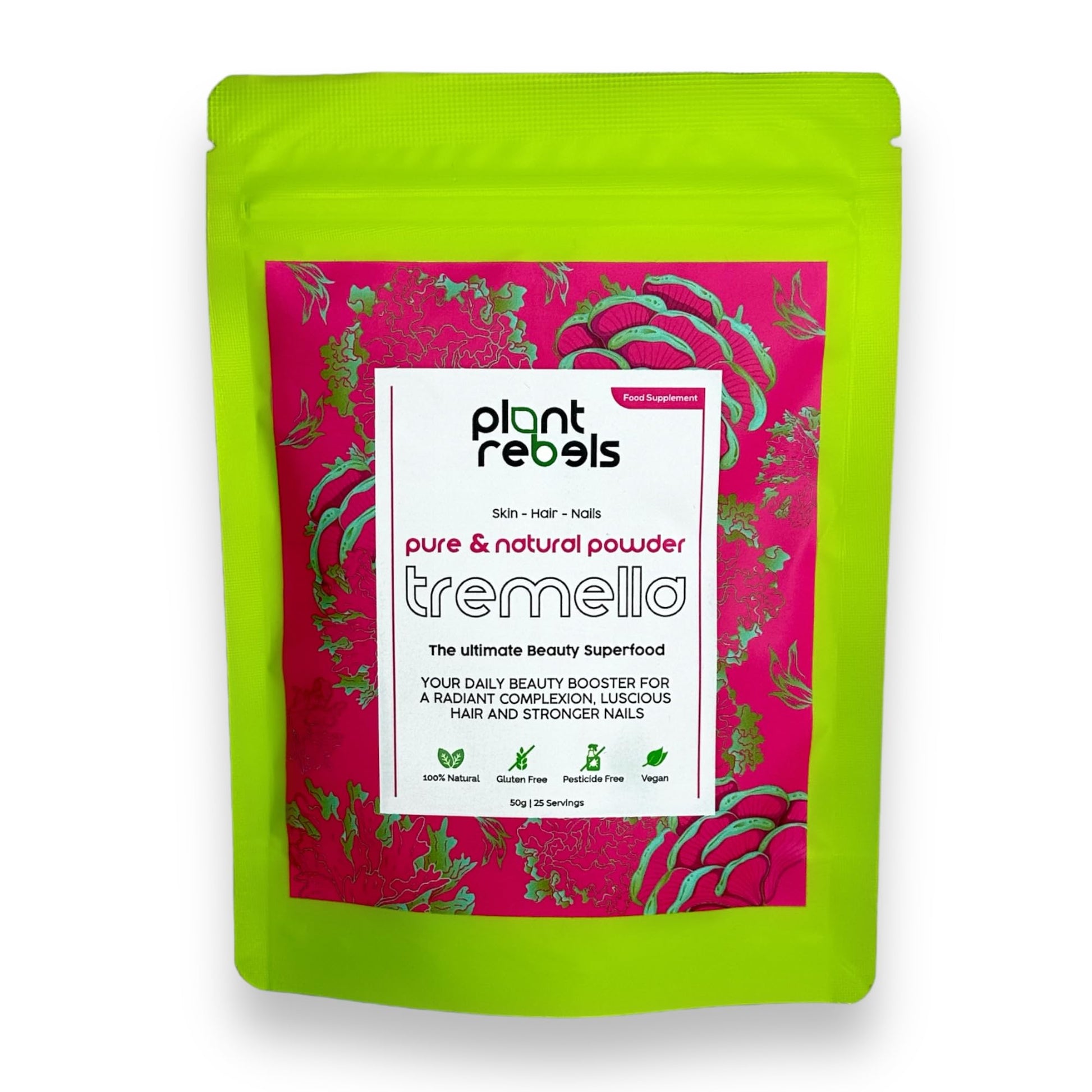 Plant Rebels Pure Tremella Mushroom Extract Powder | Vegan Collagen | Anti Aging Plant Rebels uk supplements