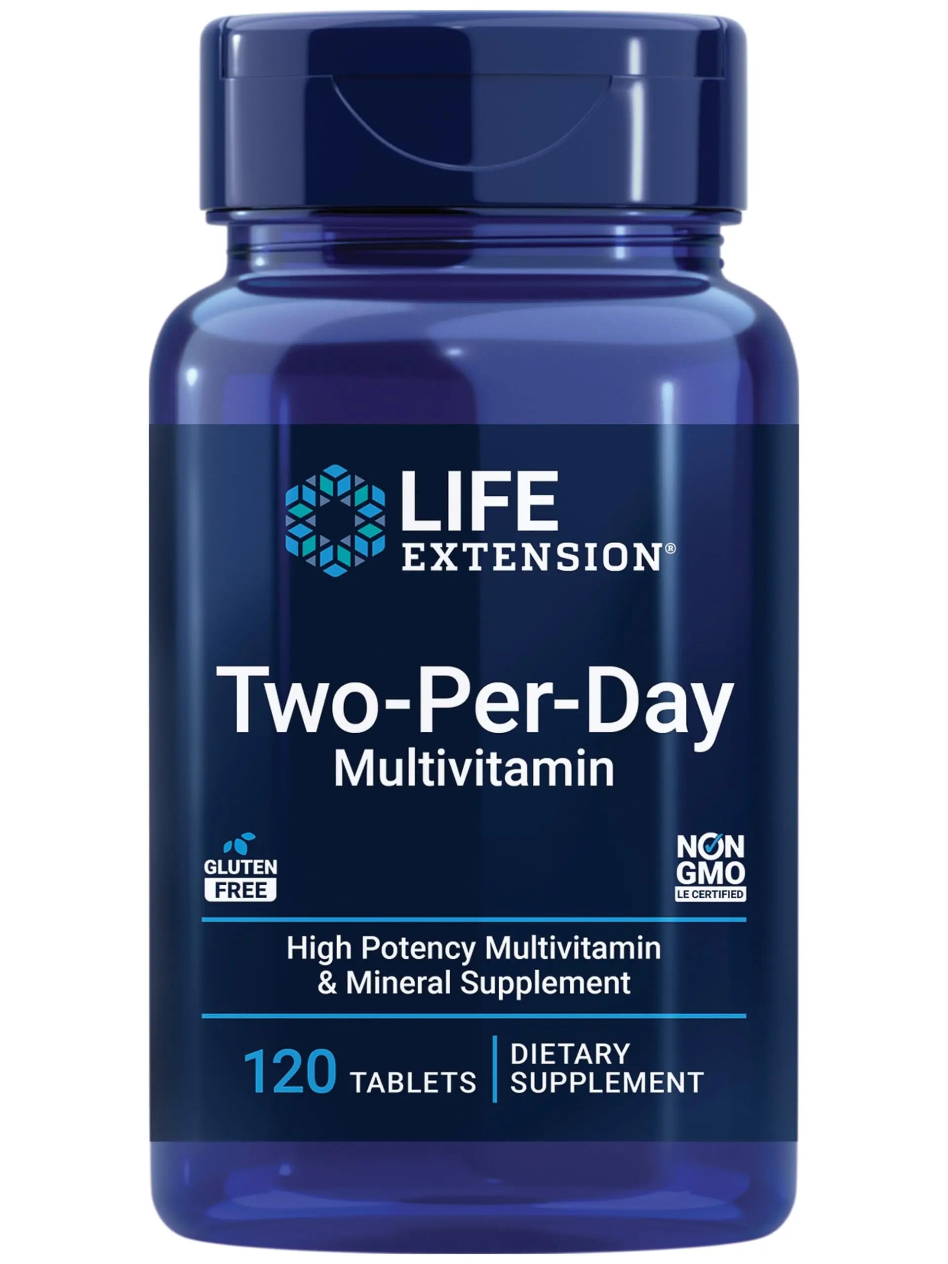 Life Extension Two-Per-Day 120 Tablet Multi-Vitamin & 60 Capsule Optimized Ashwagandha Stress Relief Supplement Bundle Life Extension uk supplements