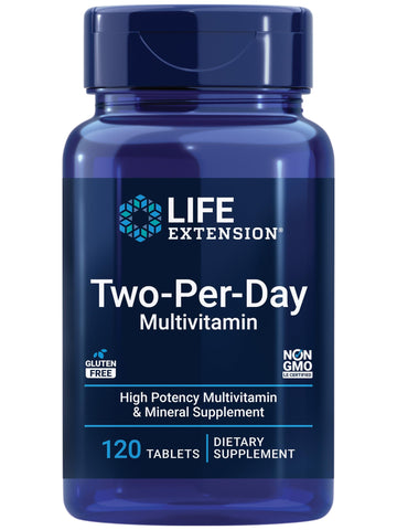 Life Extension Two-Per-Day Multivitamin - Packed with Over 25 Vitamins, Minerals & Extracts -Vitamins B6, C, D - Zinc - Two-Month Supply Life Extension uk supplements