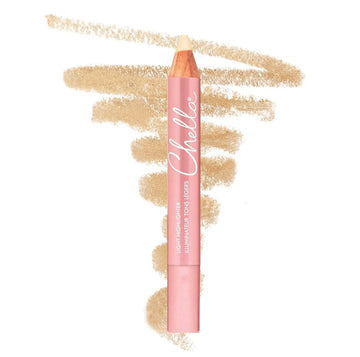 Chella Highlighter Makeup Pencil - Vegan, Cruelty Free, Paraben Free, Gluten Free - Use as a Highlighter, Concealer and Under Eye Liner (Light Matte) Chella uk supplements