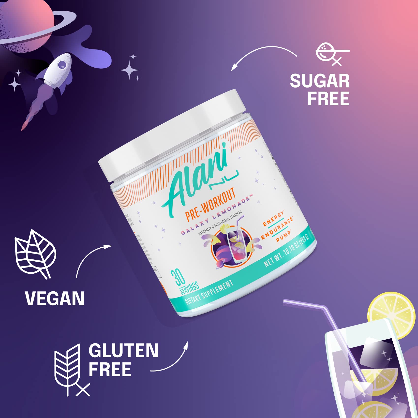 Alani Nu Pre Workout Powder | Amino Energy Boost | Endurance Supple Alani Nu uk supplements