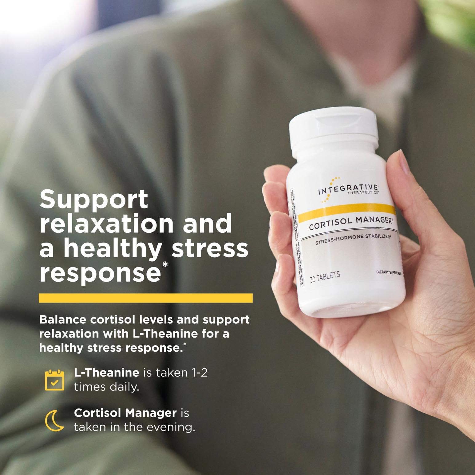 Integrative Therapeutics Cortisol Manager & L-Theanine Integrative Therapeutics uk supplements