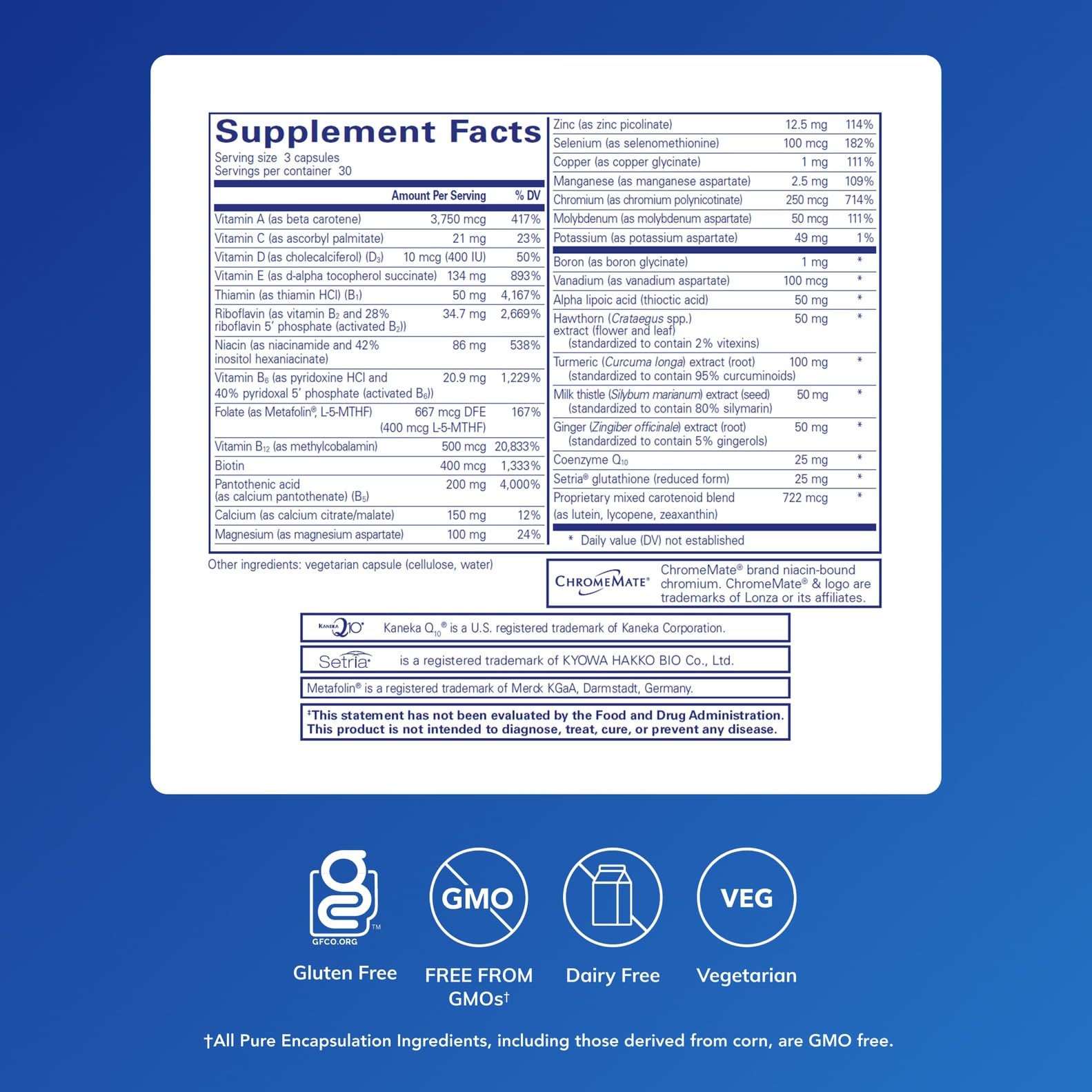 Pure Encapsulations UltraNutrient - Minerals & Multivitamins - Supports Liver & Heart Health* - Supplement for Antioxidants - with Vitamin C, CoQ10 - Non-GMO * Gluten-Free - 90 Capsules Pure Encapsulations uk supplements