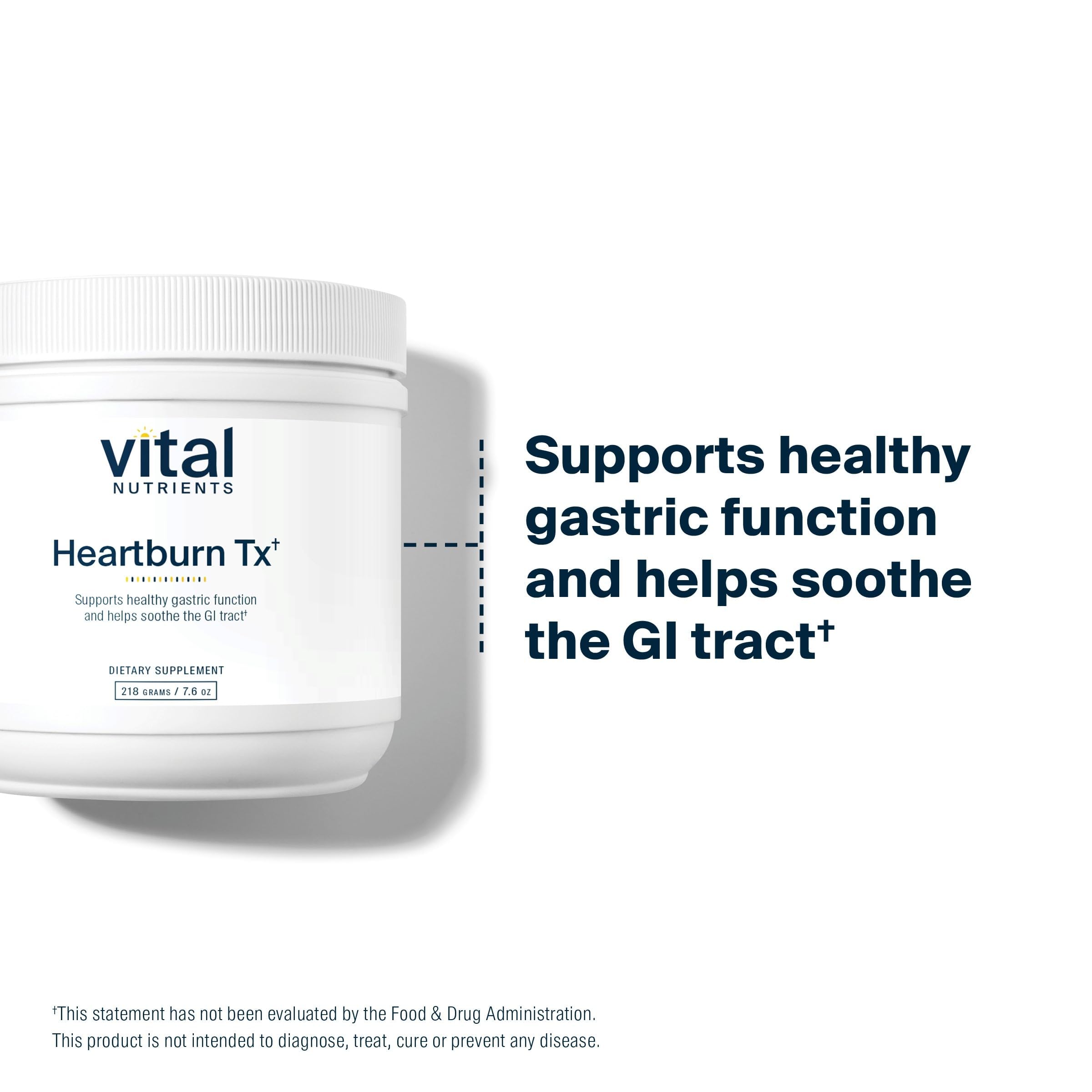 Vital Nutrients Digest Ease (Formerly Heartburn Tx) - Occasional Heartburn & Indigestion Relief - Supports Healthy GI Function & Helps Soothe GI Tract - Gluten, Dairy, Soy Free - Non-GMO - 50 Servings Vital Nutrients uk supplements