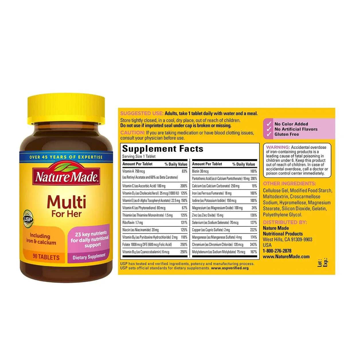 Nm Essential Woman Multi Size 90ct Nature Made uk supplements