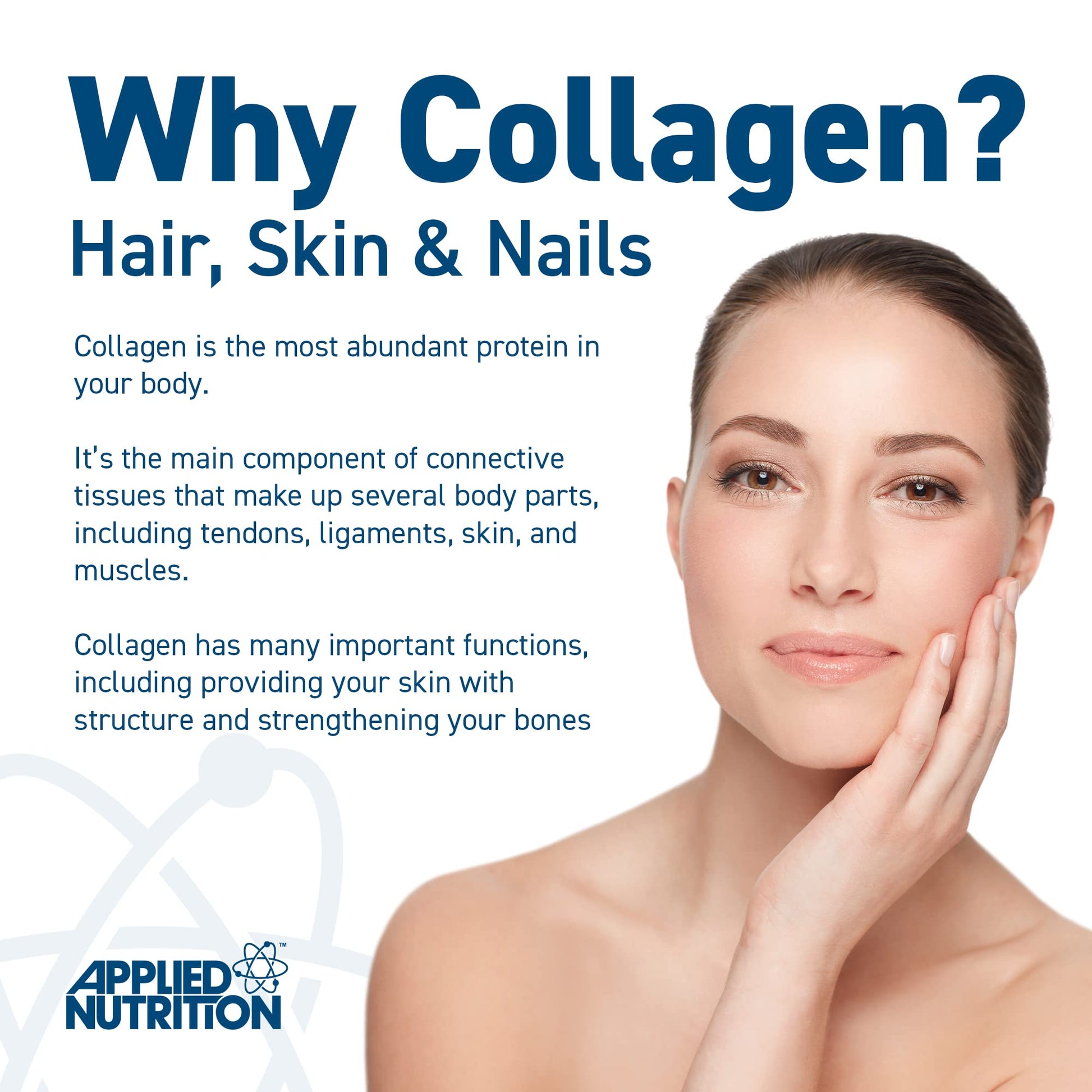 Applied Nutrition Marine Collagen Powder - Hydrolysed Collagen Protein, Healthy Skin, Hair, Nails Applied Nutrition uk supplements
