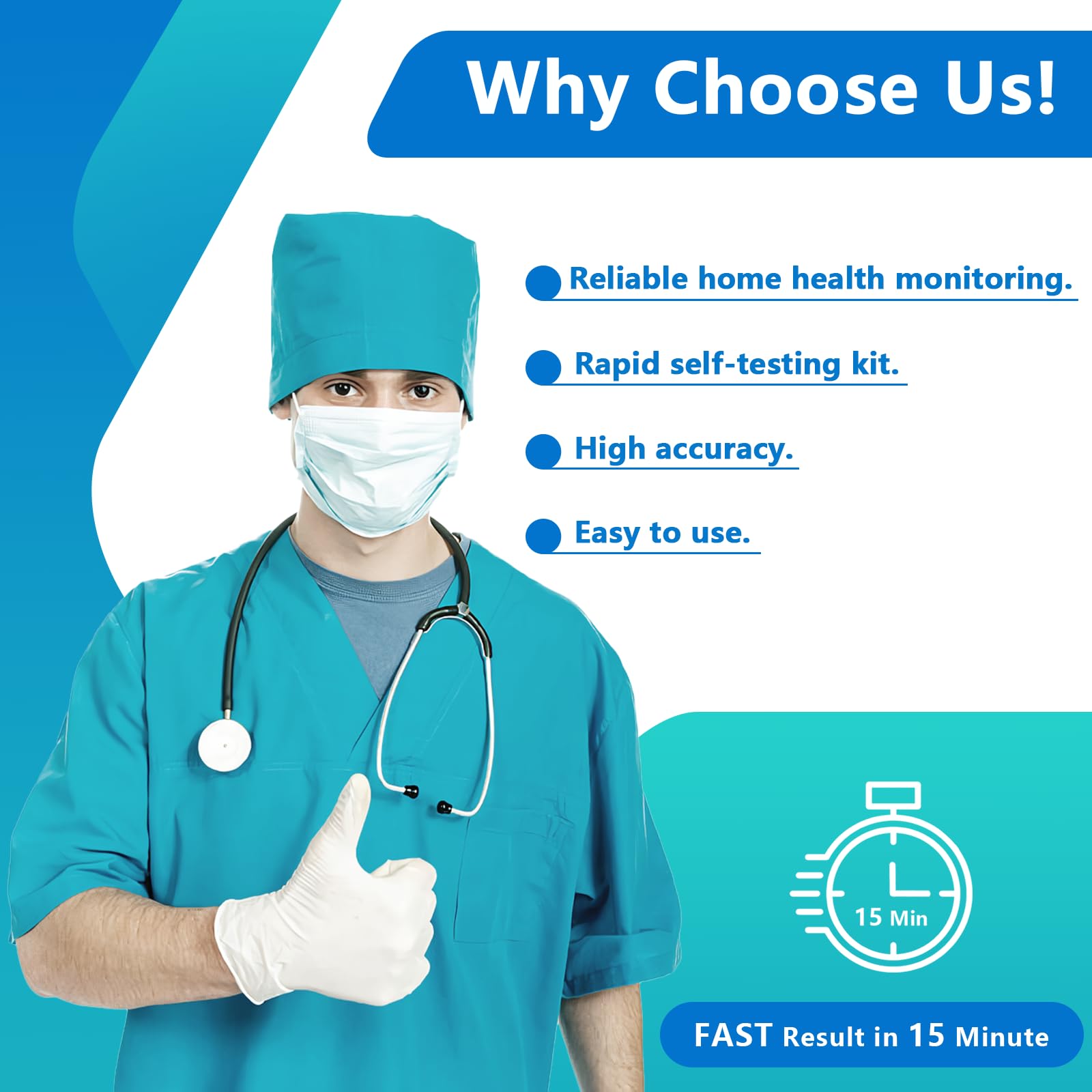 H Pylori Test Kit, Helicobacter Pylori Test Kit - Fast and Accurate, Self-Test at Home, Results in 10-15 Minutes, No Lab Visit Required OUROZO uk supplements