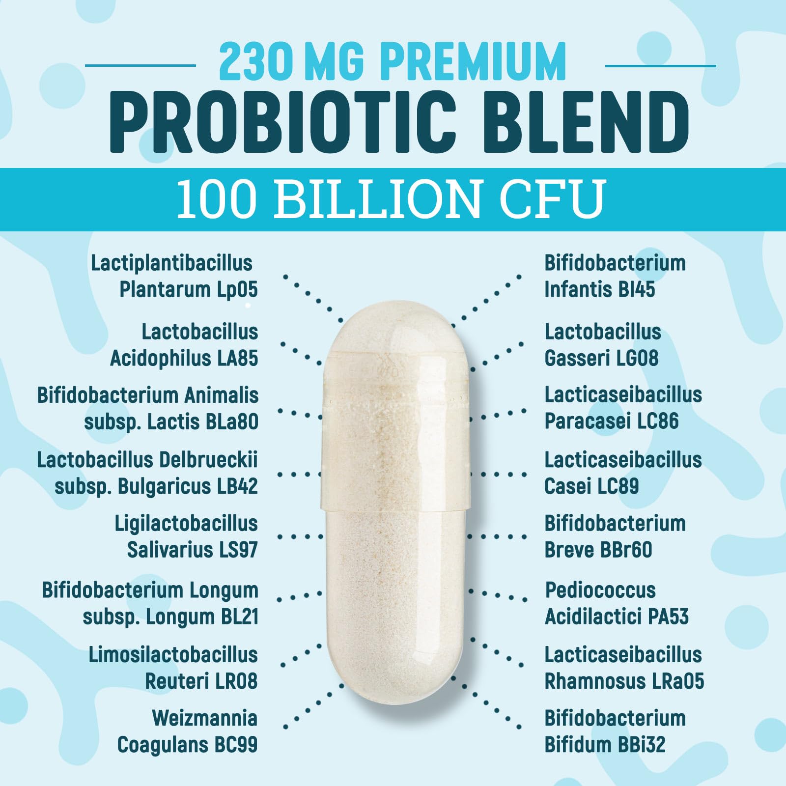 Nature's Physician Probiotics - 100 Billion CFU - 16 Strains + Prebiotics - Best Probiotic Supplement for Women & Men - Supports Immune, Digestive Health, Occasional Constipation & Gas - 60 Capsules Nature's Physician uk supplements