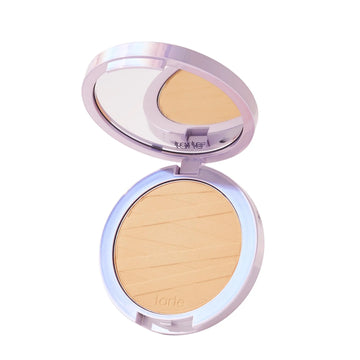 tarte face tape pressed powder – Medium-Coverage Waterproof Powder, Hyaluronic Acid & Peptides to Smooth & Set Makeup, Lightweight, Vegan & Cruelty-Free, full size, 20S light sand tarte uk supplements